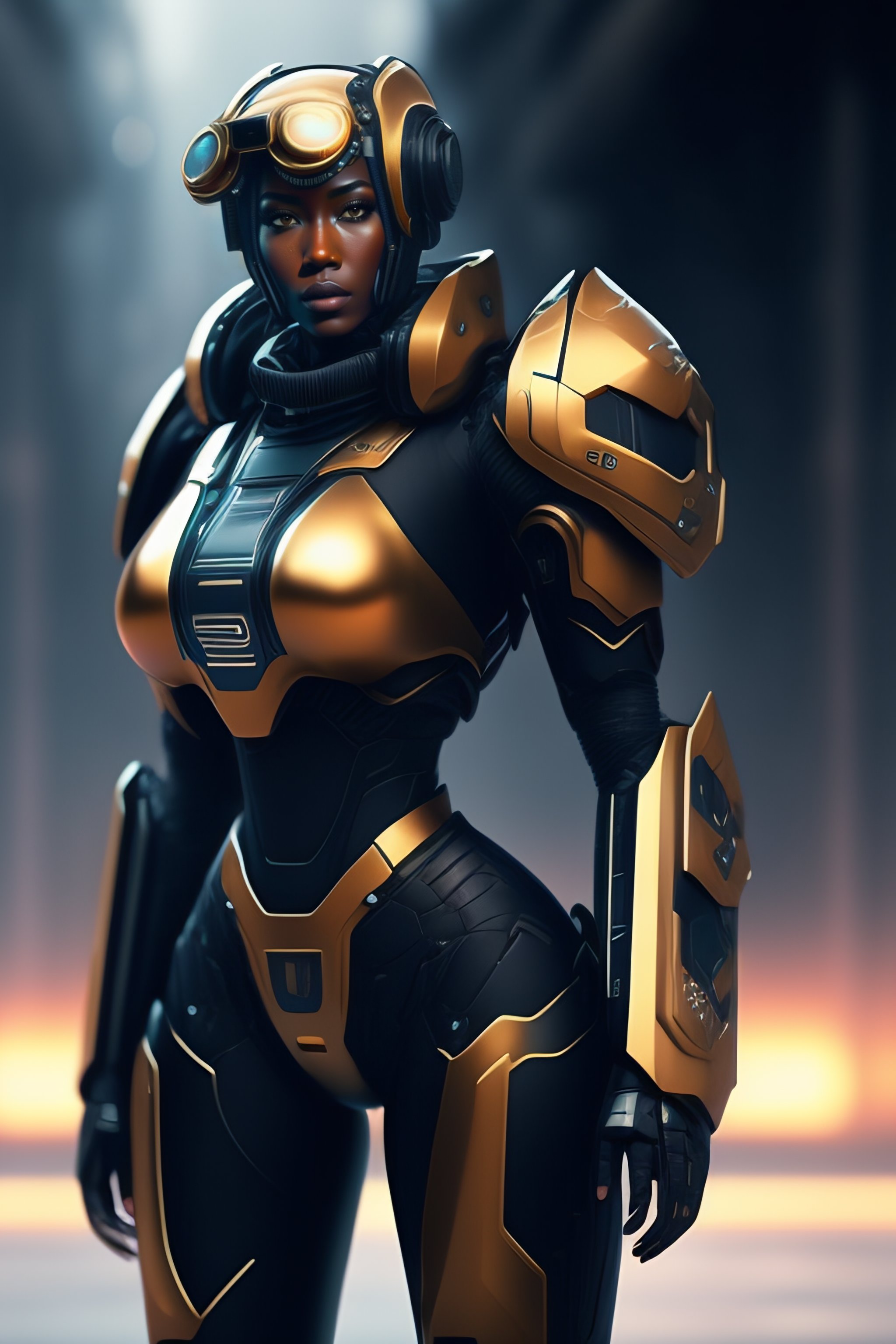 Lexica - Humanoid and futuristic Robot as a Spec-Ops operator