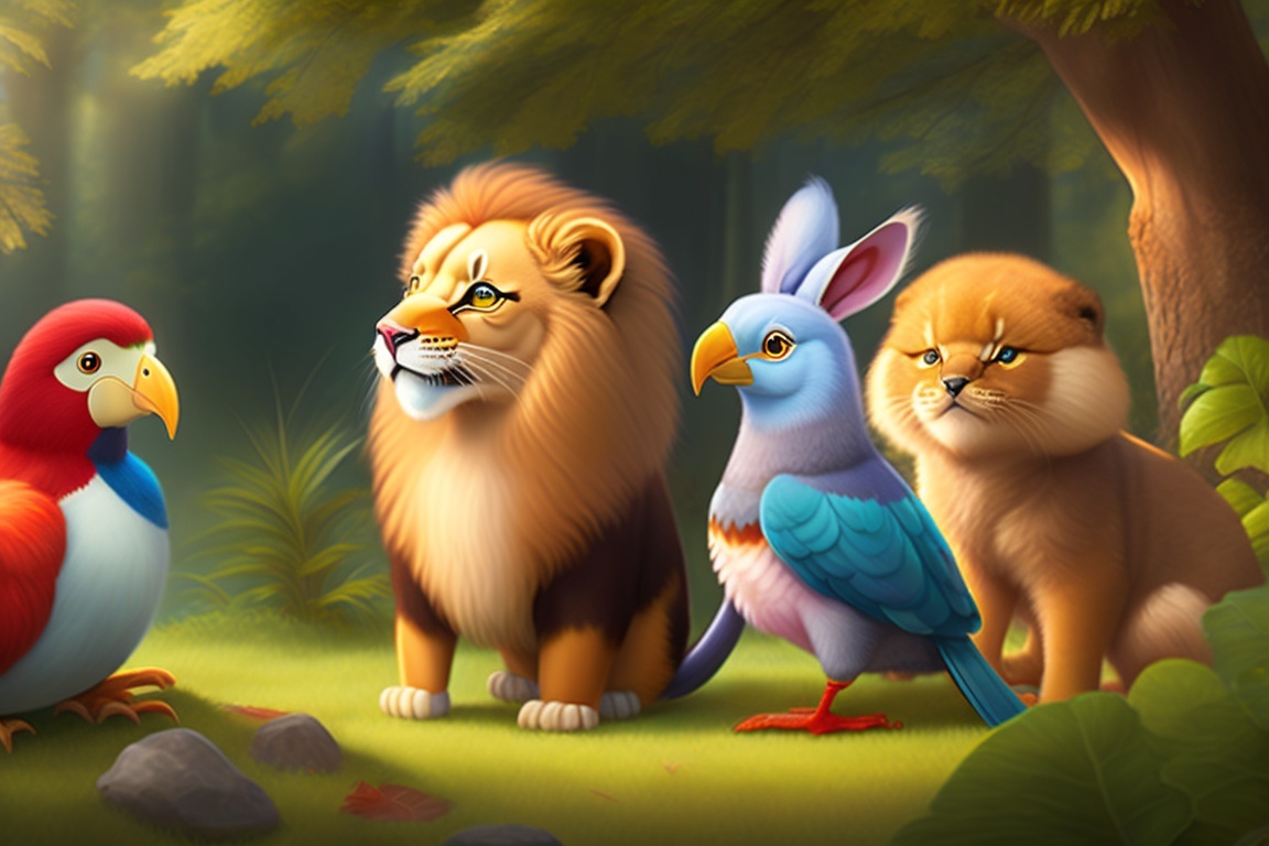 Lexica - Once upon a time, in a magical forest, there were four best ...