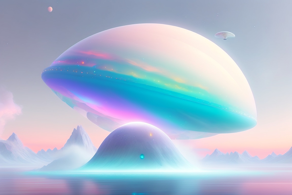 Lexica - Magical, ethereal, universe, pastels, light colours, cosmic ...