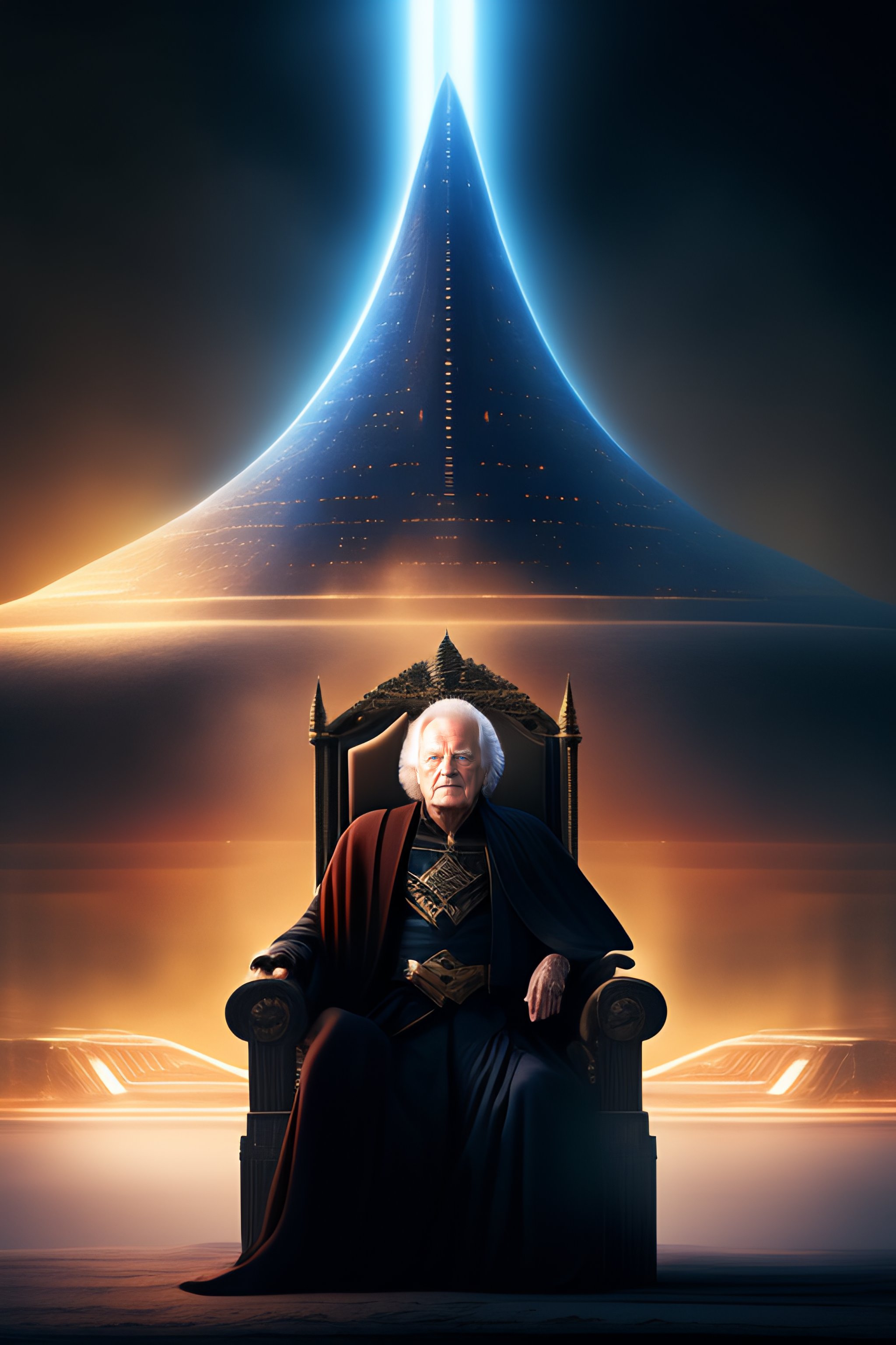 Emperor Palpatine On His Throne