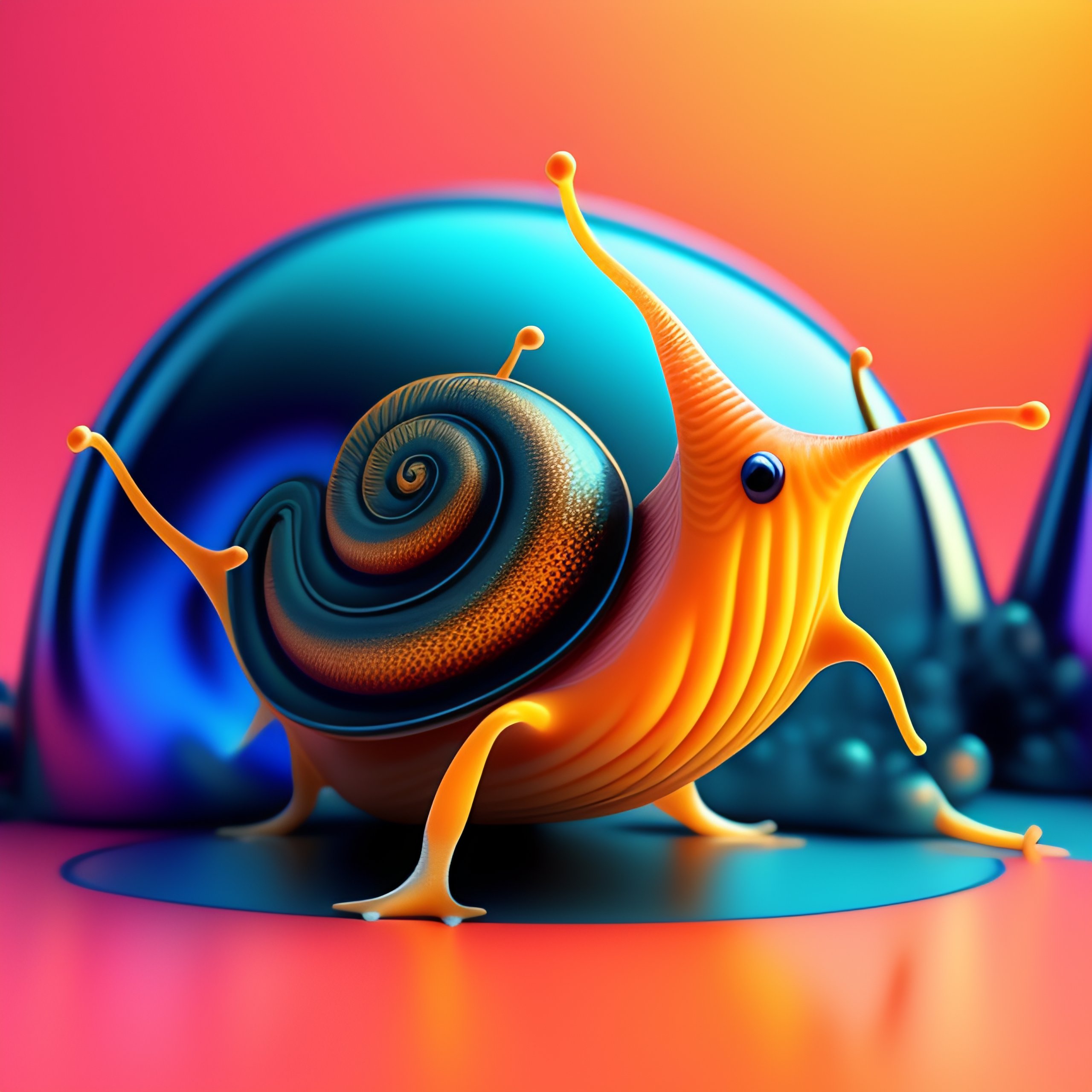 Lexica - A snail in a party, hyper detailed, ultra-sharp, octane render ...