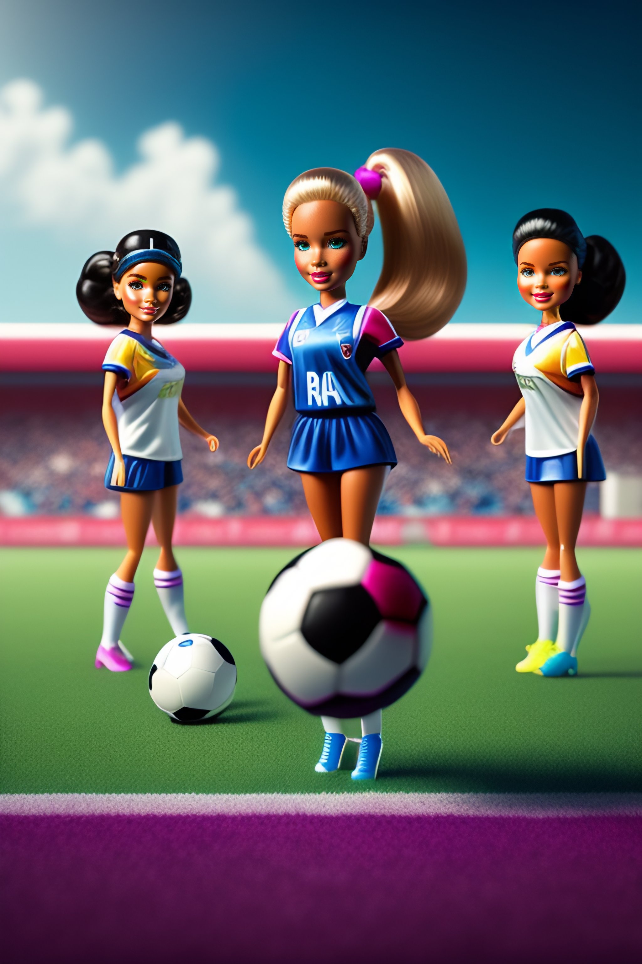 Soccer coach online barbie