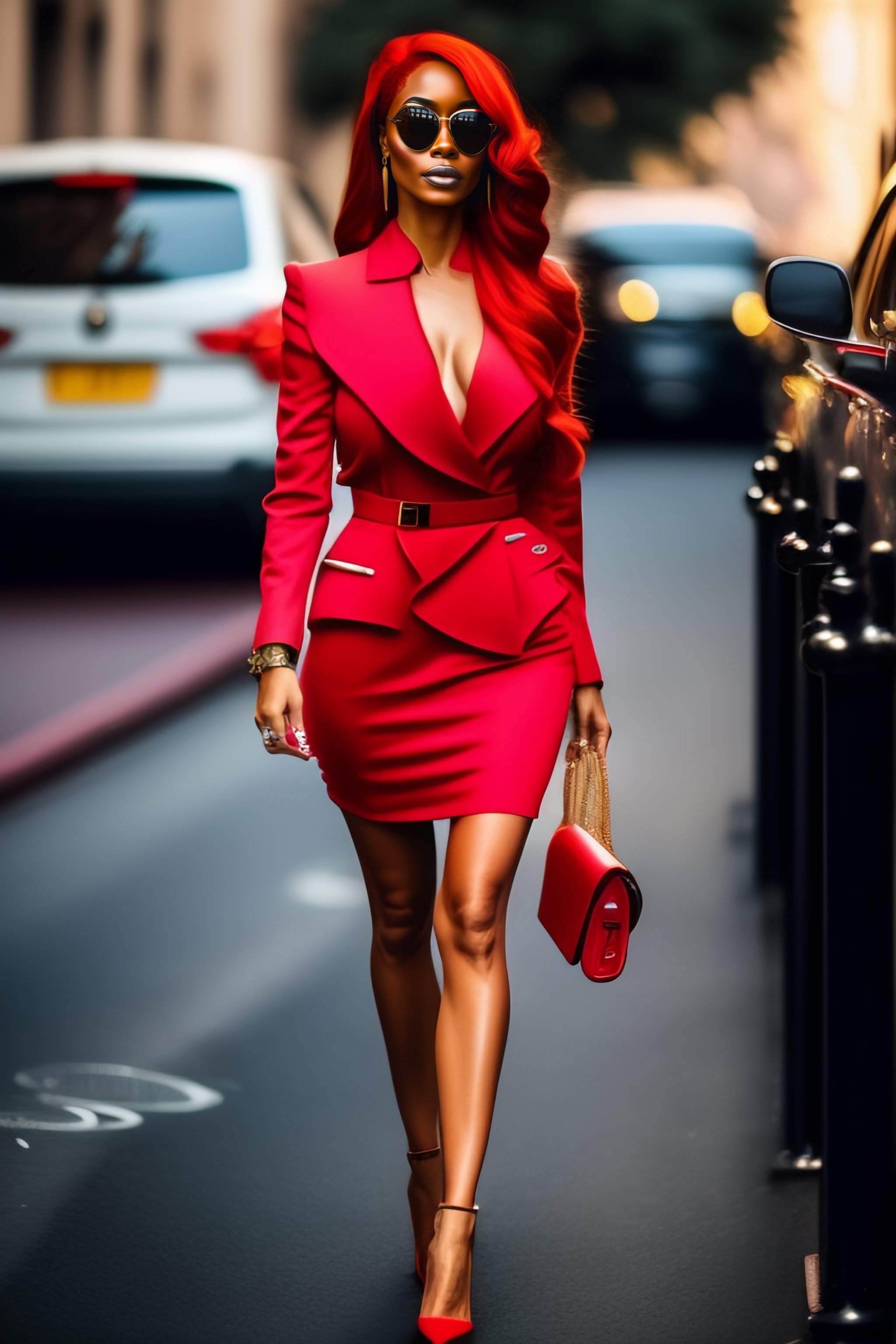 Sexy woman hotsell red dress