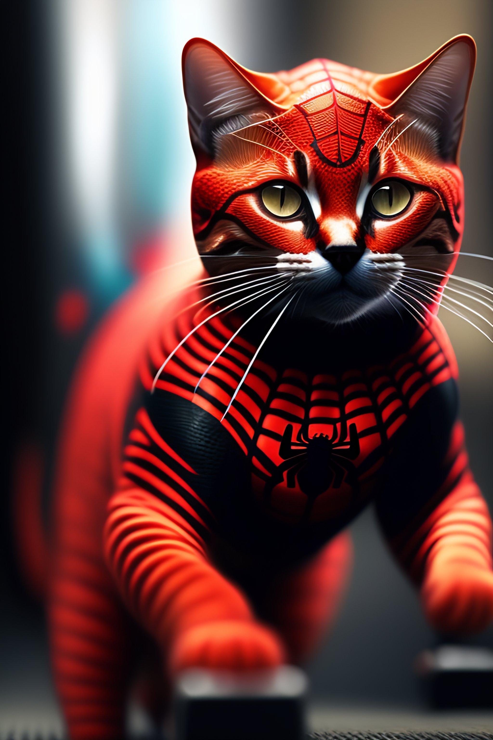 Lexica - Gato spiderman