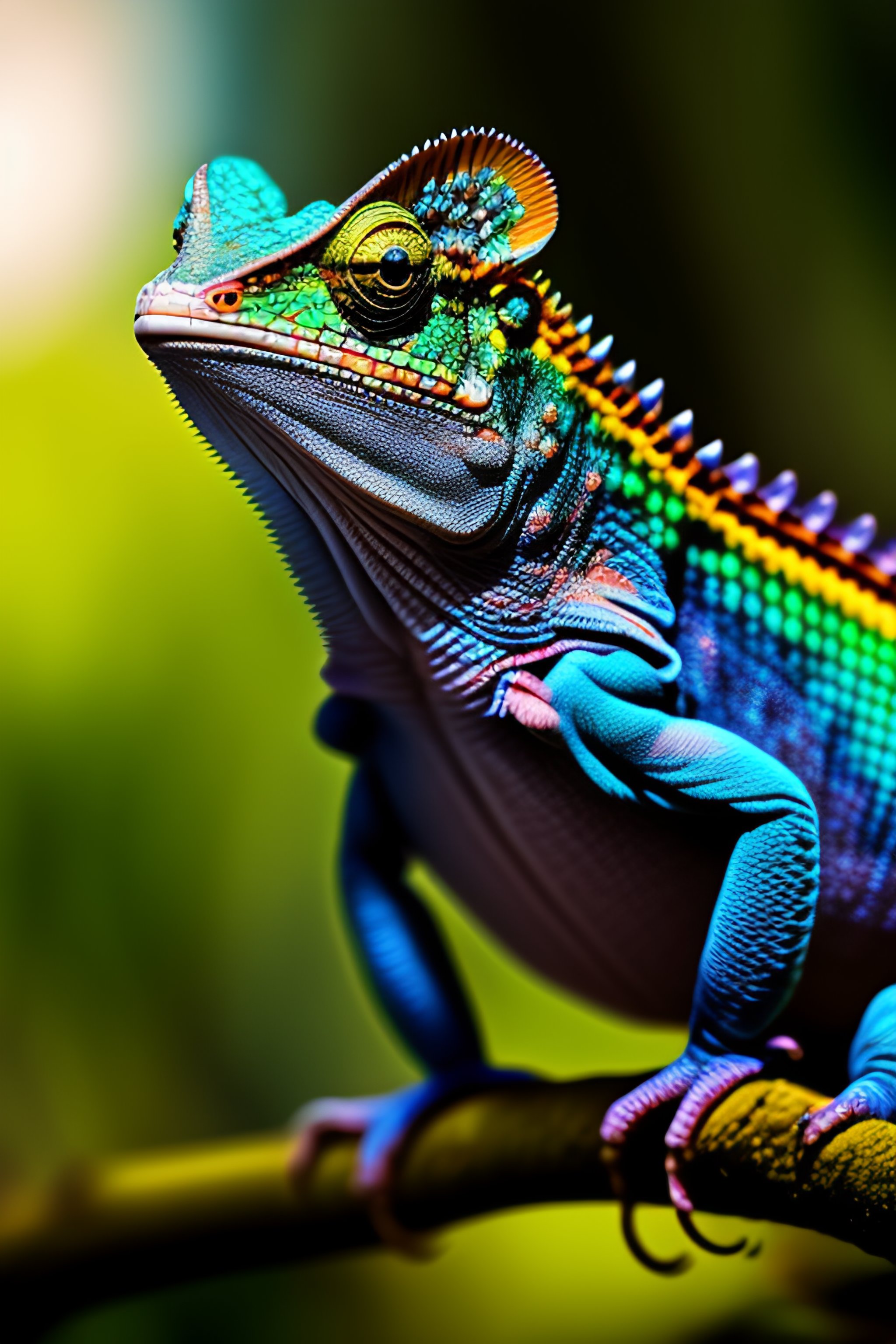 Lexica Chameleon in armor