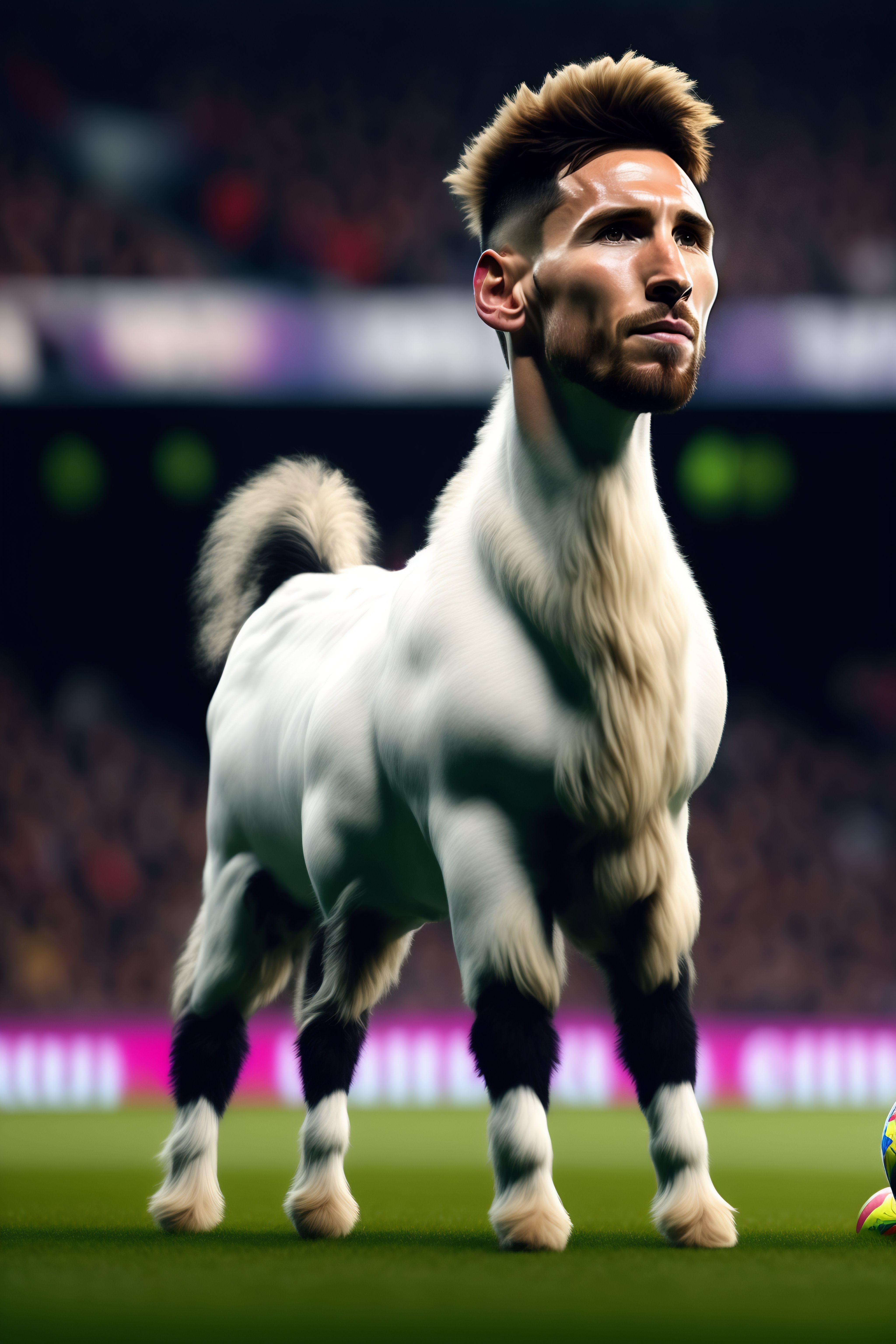 Lexica - Messi but with a goat body
