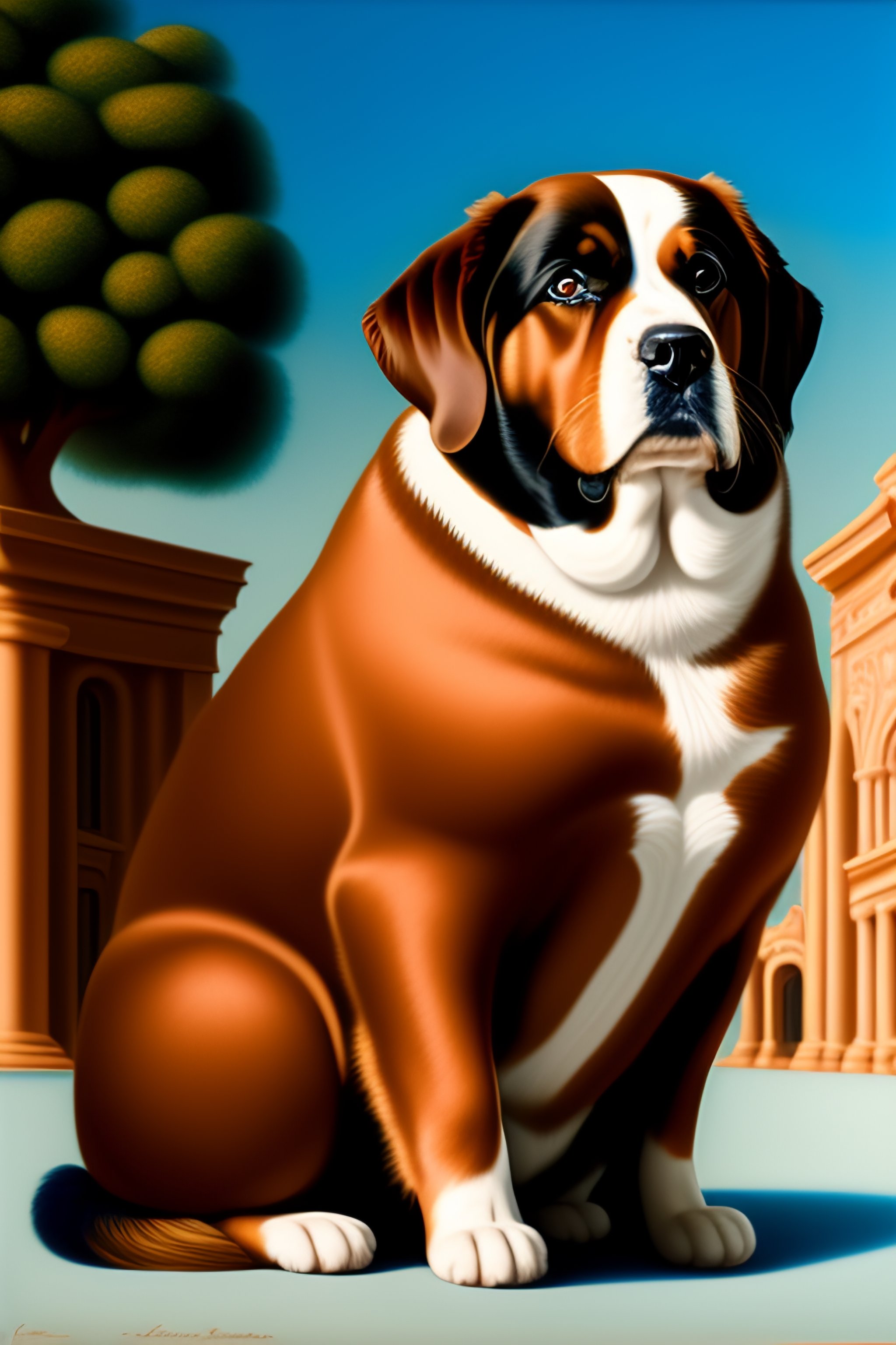 Botero best sale dog painting