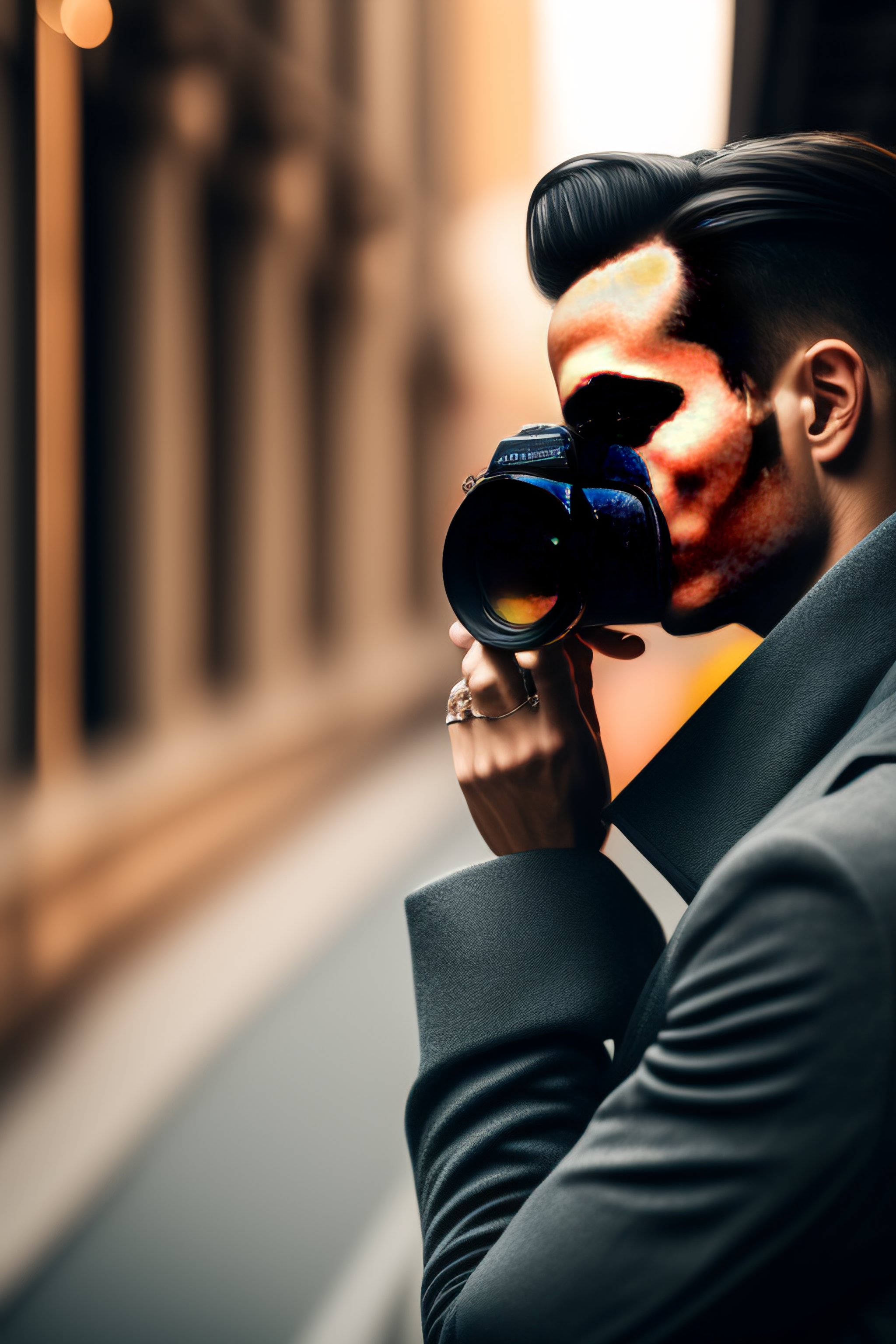 Lexica - Portrait of photographer