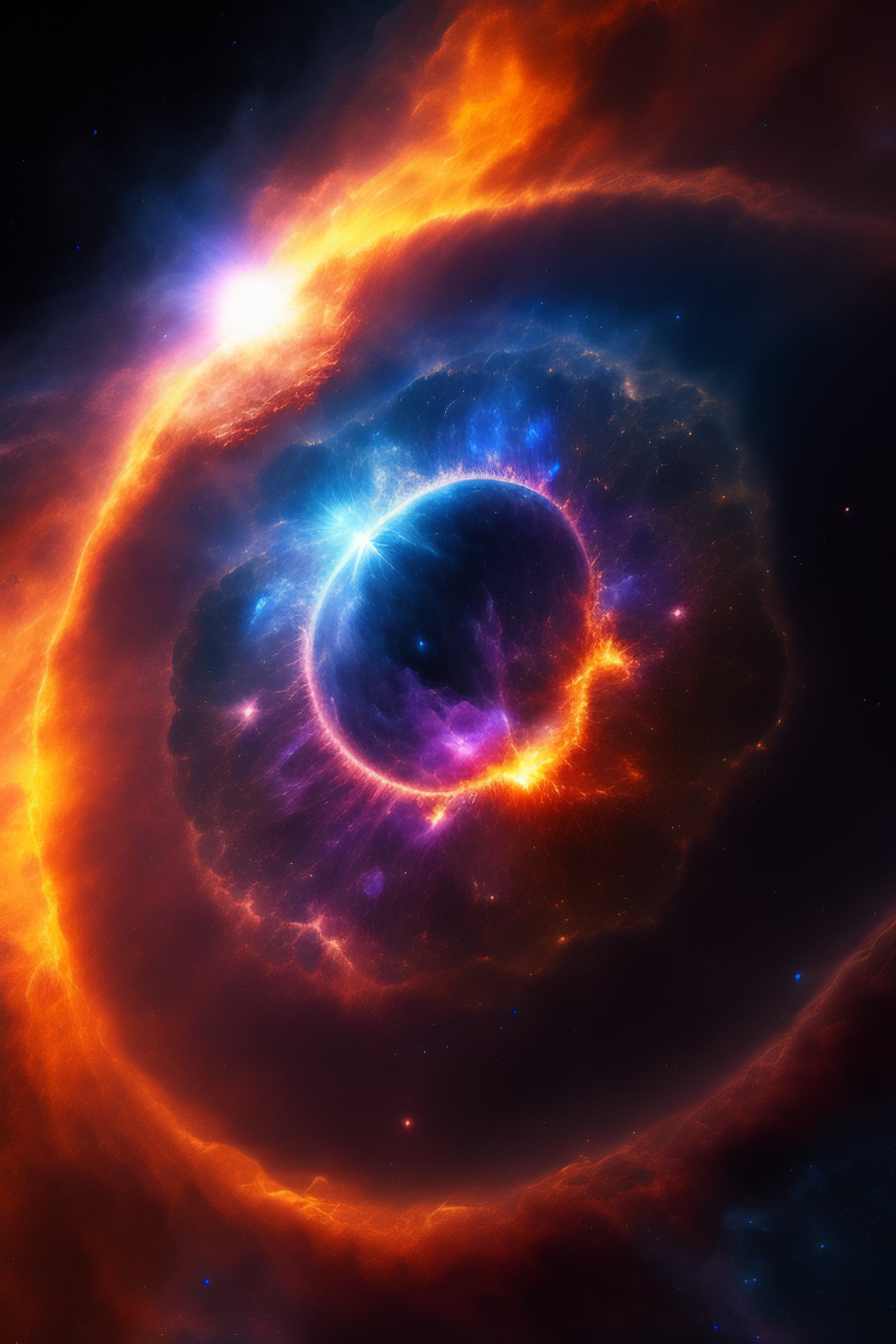 Lexica - Beautiful illustration of a supernova remnant, HD image, UHD ...