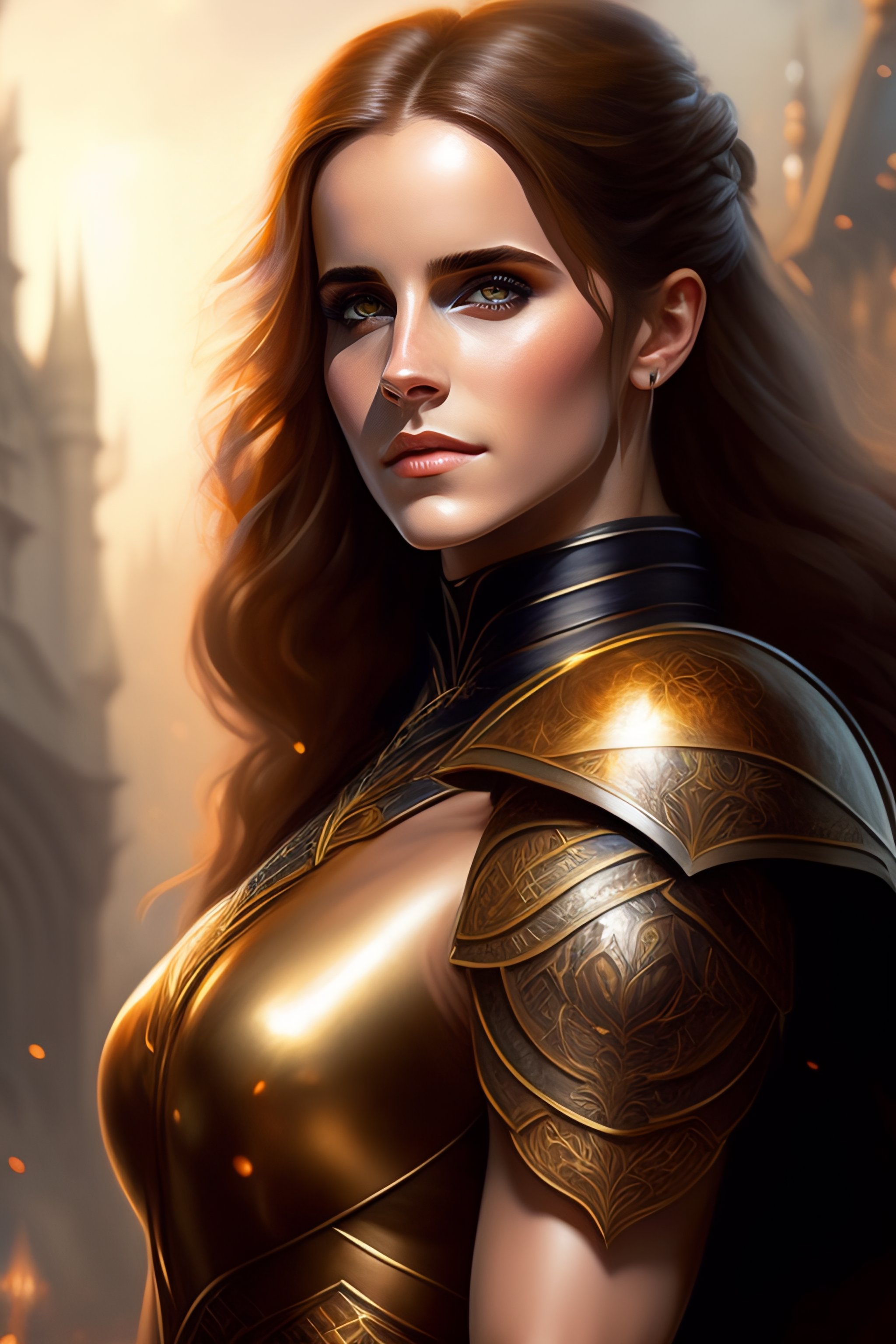 Lexica - Emma watson Muscular and powerful medieval knight woman ...