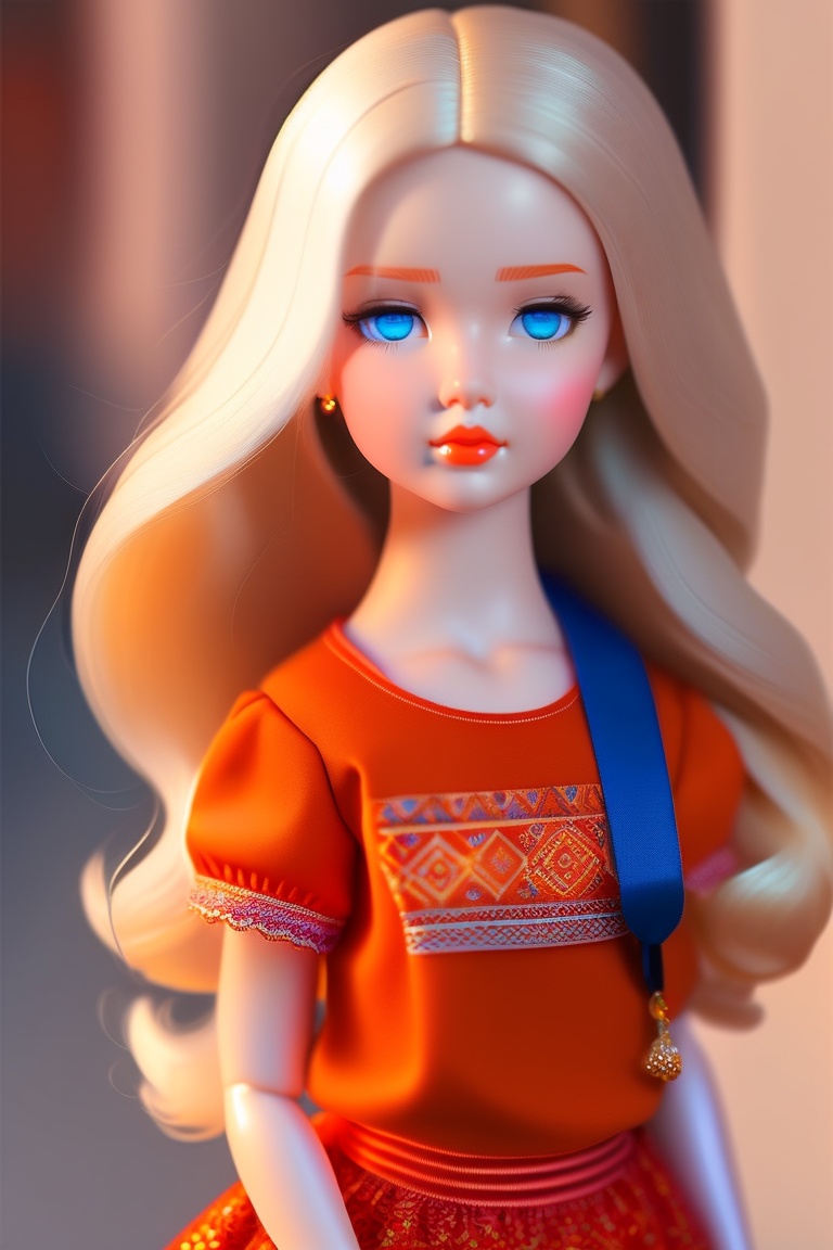 Barbie sales anime doll