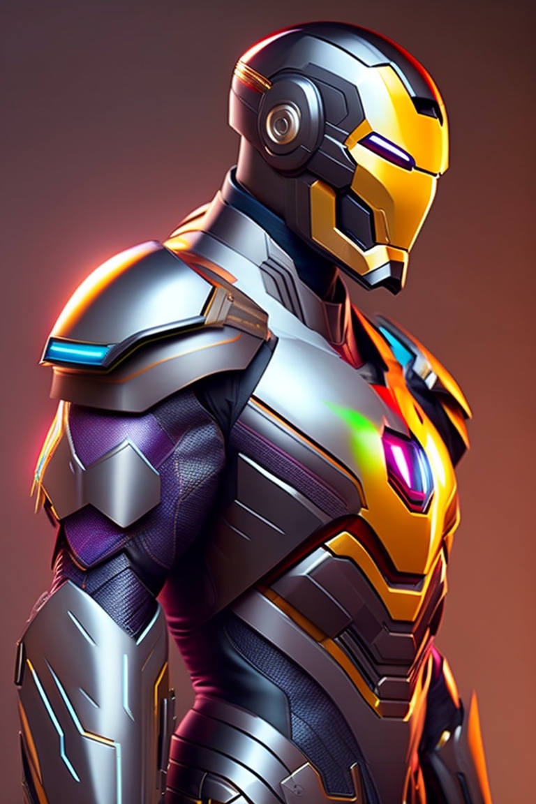 Lexica - Chris Brown the rapper in Iron Man suite. Super-realistic ...