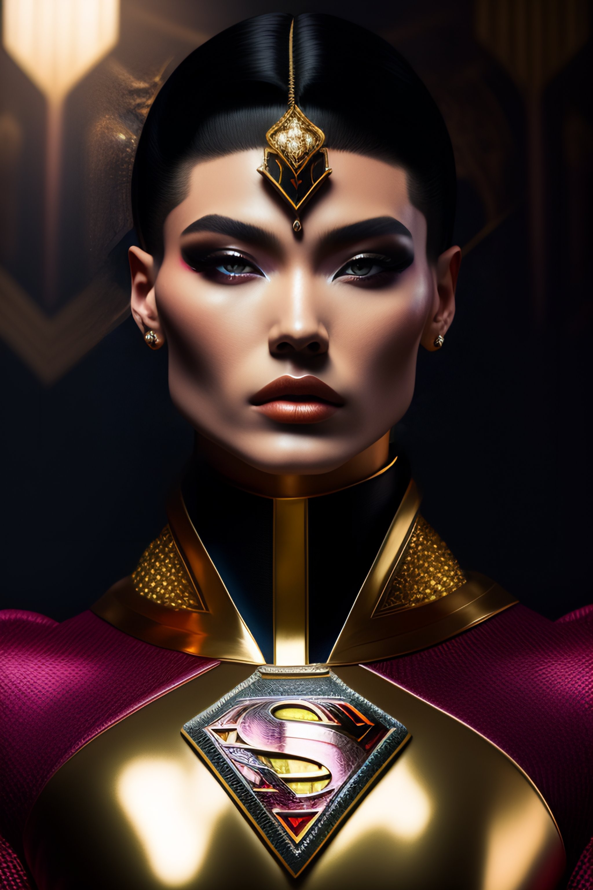 Lexica - Ultra-sharp photography of a male muscular superman sitting in ...