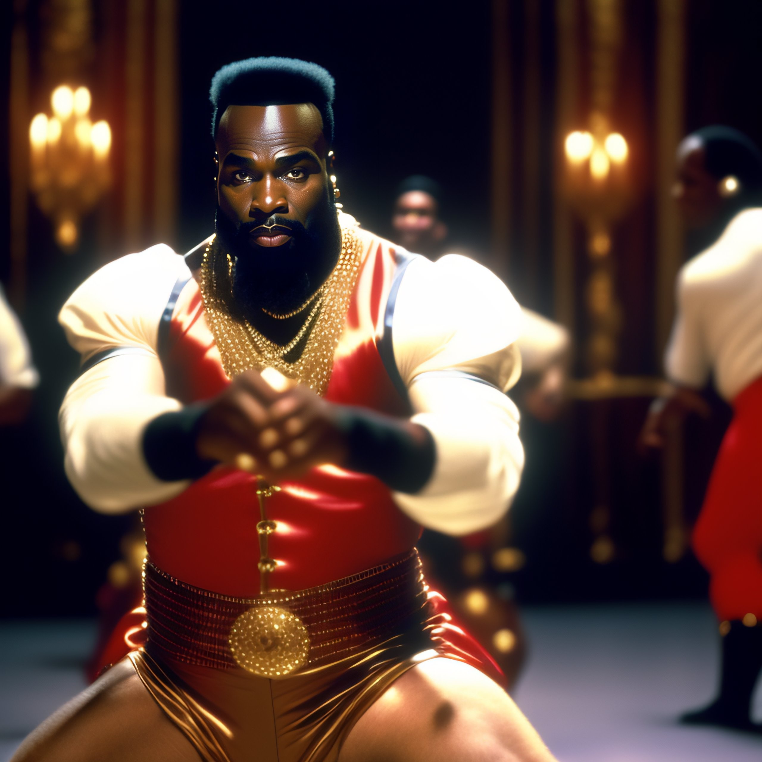 Lexica - Laurence Tureaud Mr. T dancing as a ballerina in the nut cracker