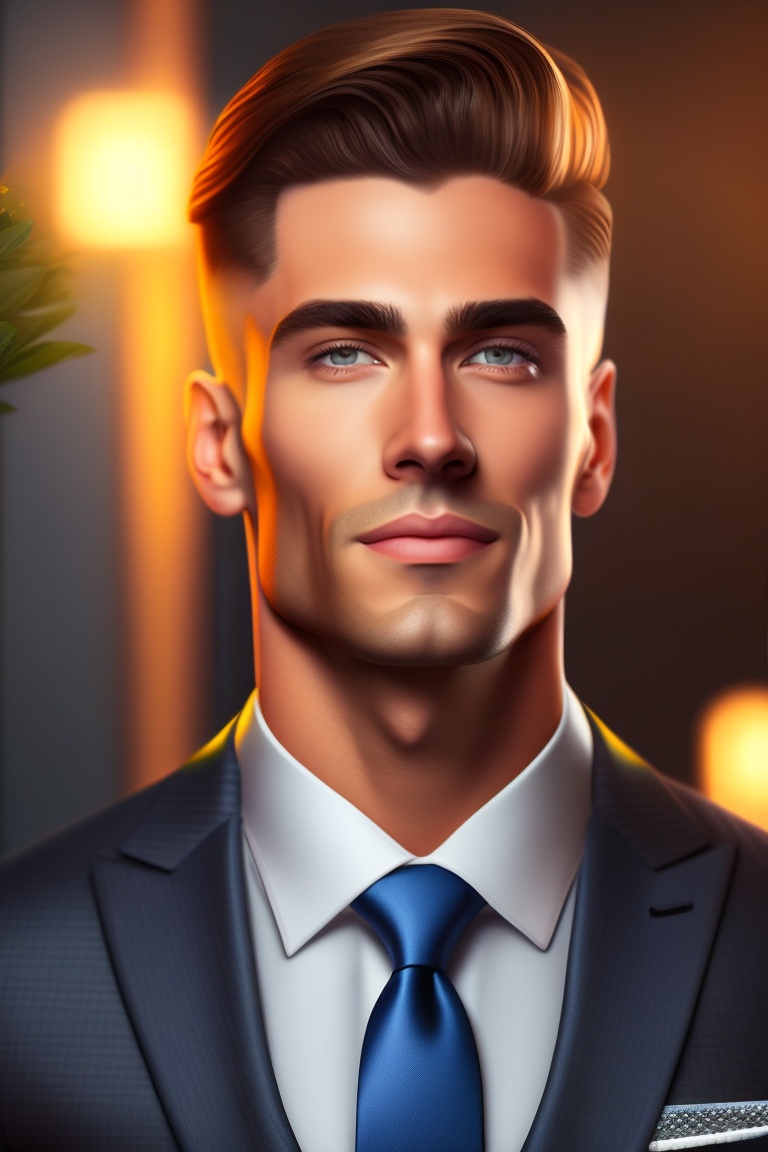 Lexica Photo, mind good glowing face professional men in office , new