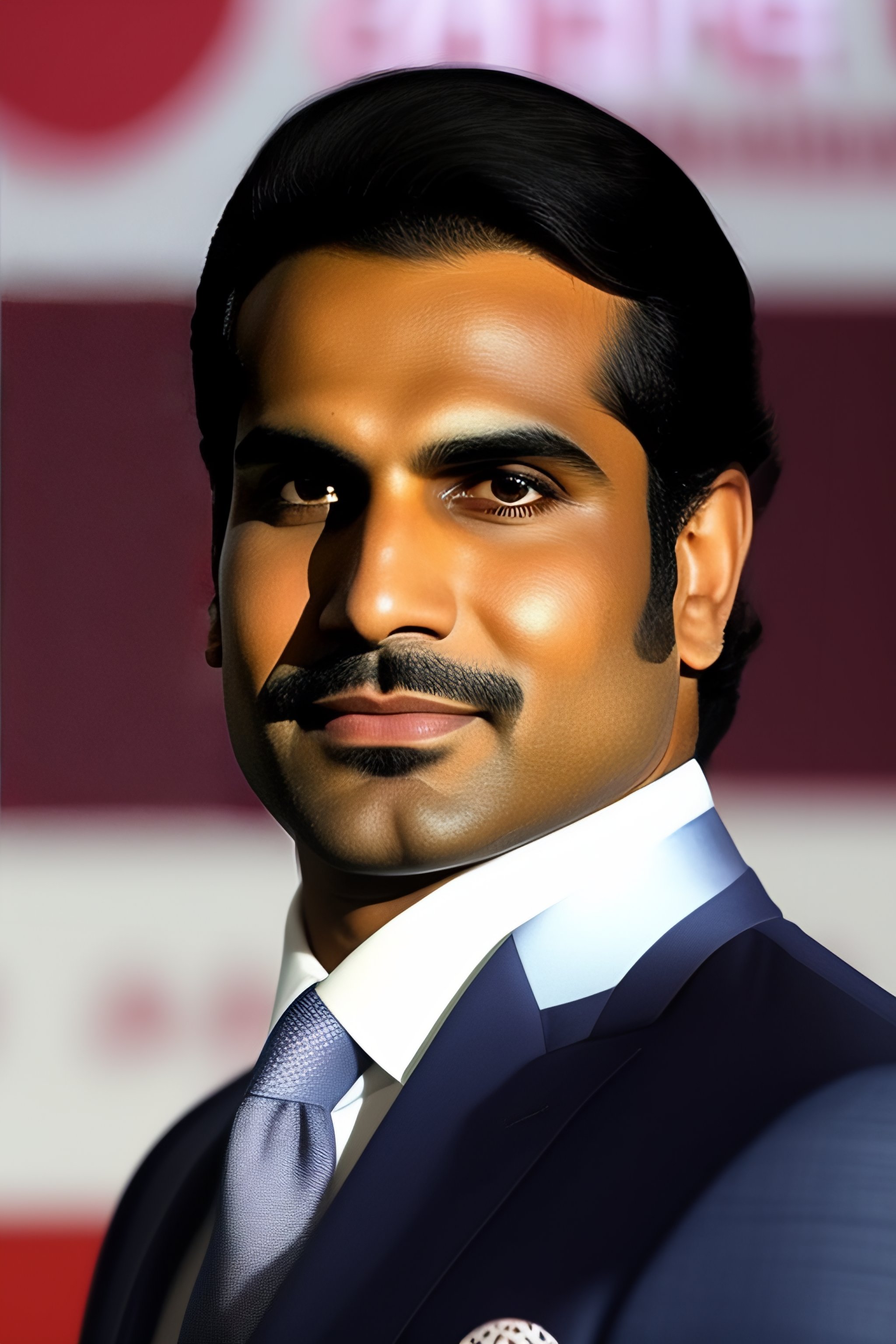 Lexica Generate a picture of Sheikh Tamim bin Hamad Al Thani, amir of