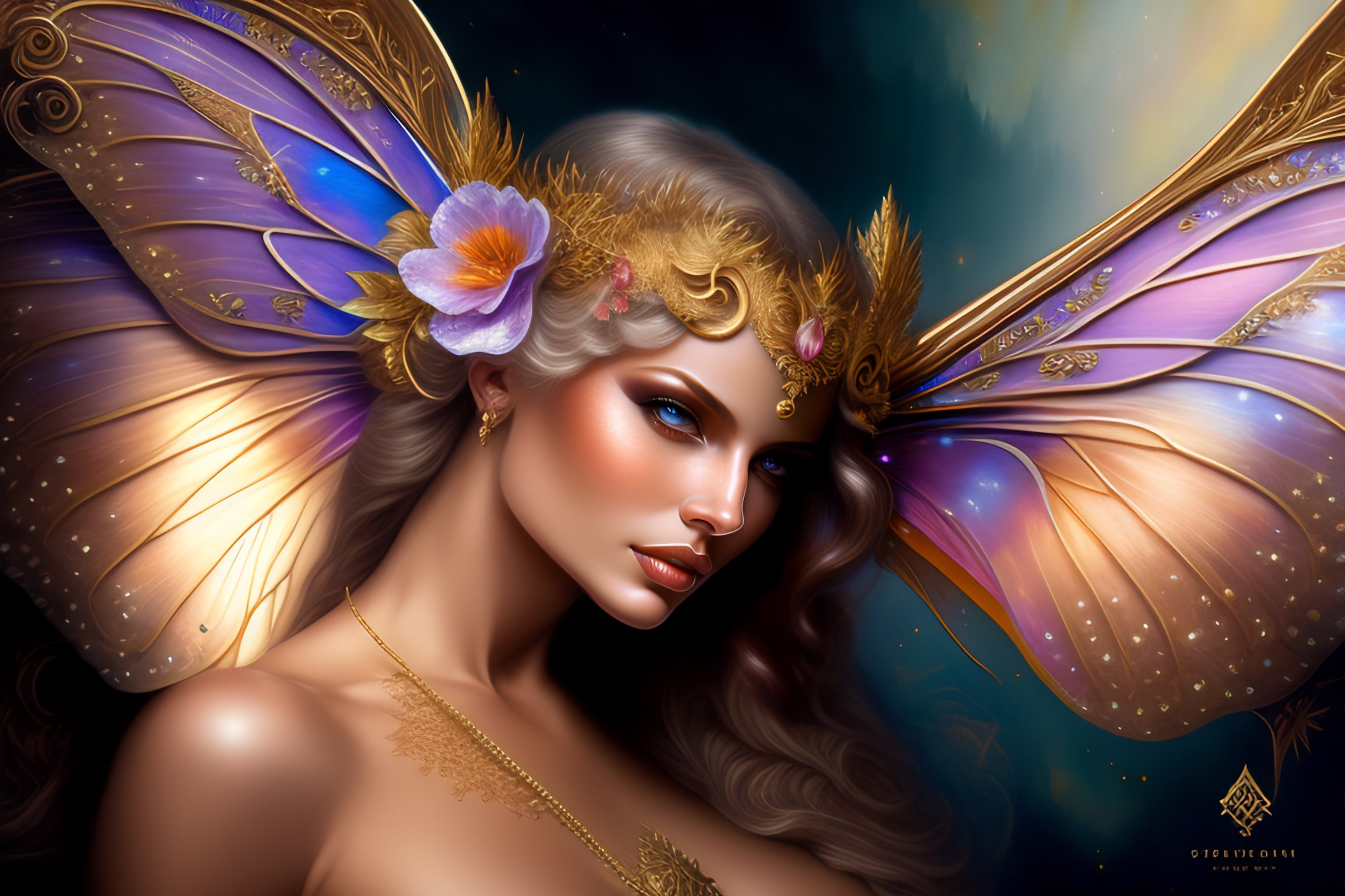 Lexica The Beautiful Fairy Queen Fantasy Art Hyper Detailed Hyperrealism Beautiful