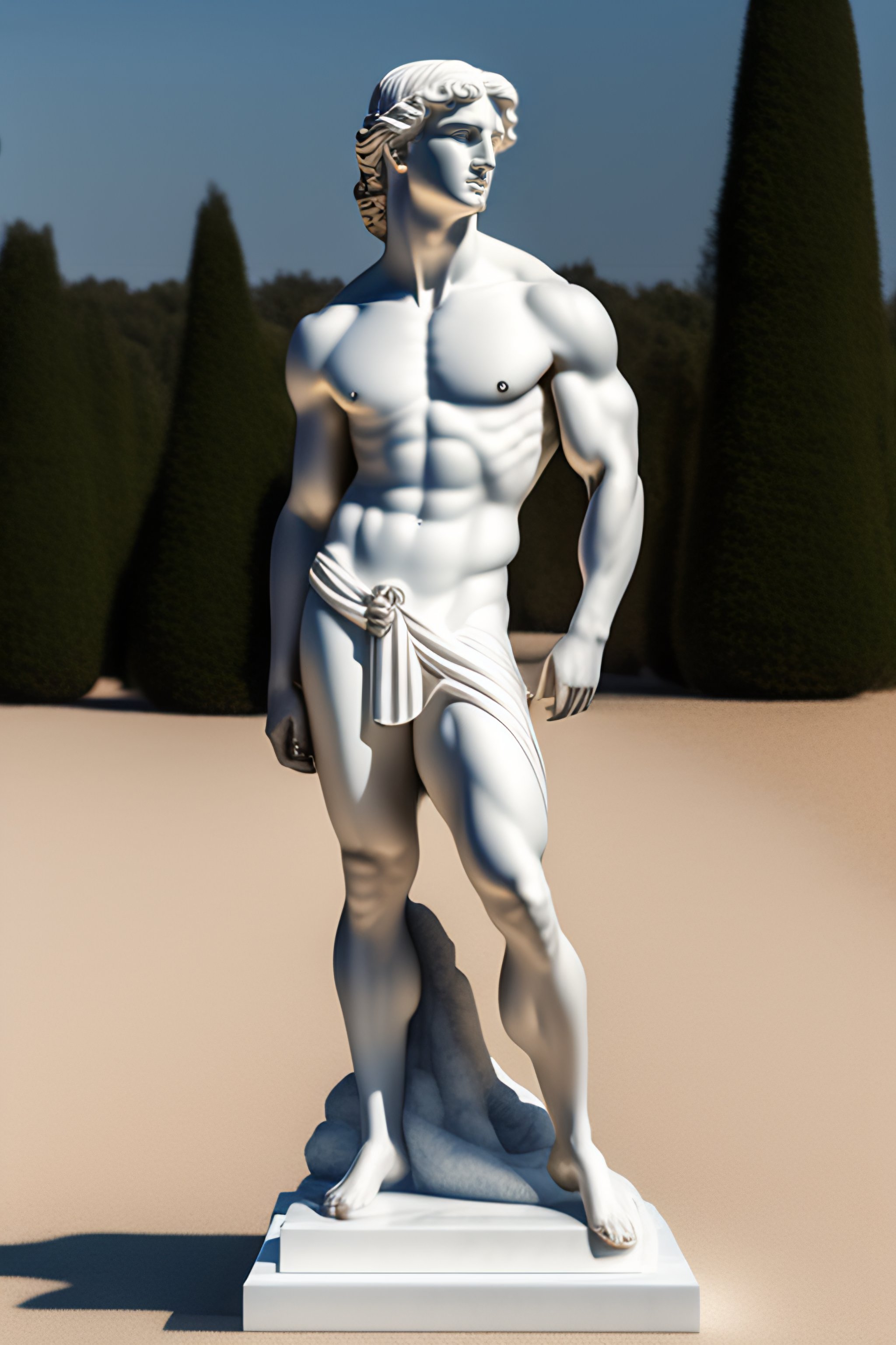 Lexica - Hyper realistic, detailed full body portrait of a white Greek ...