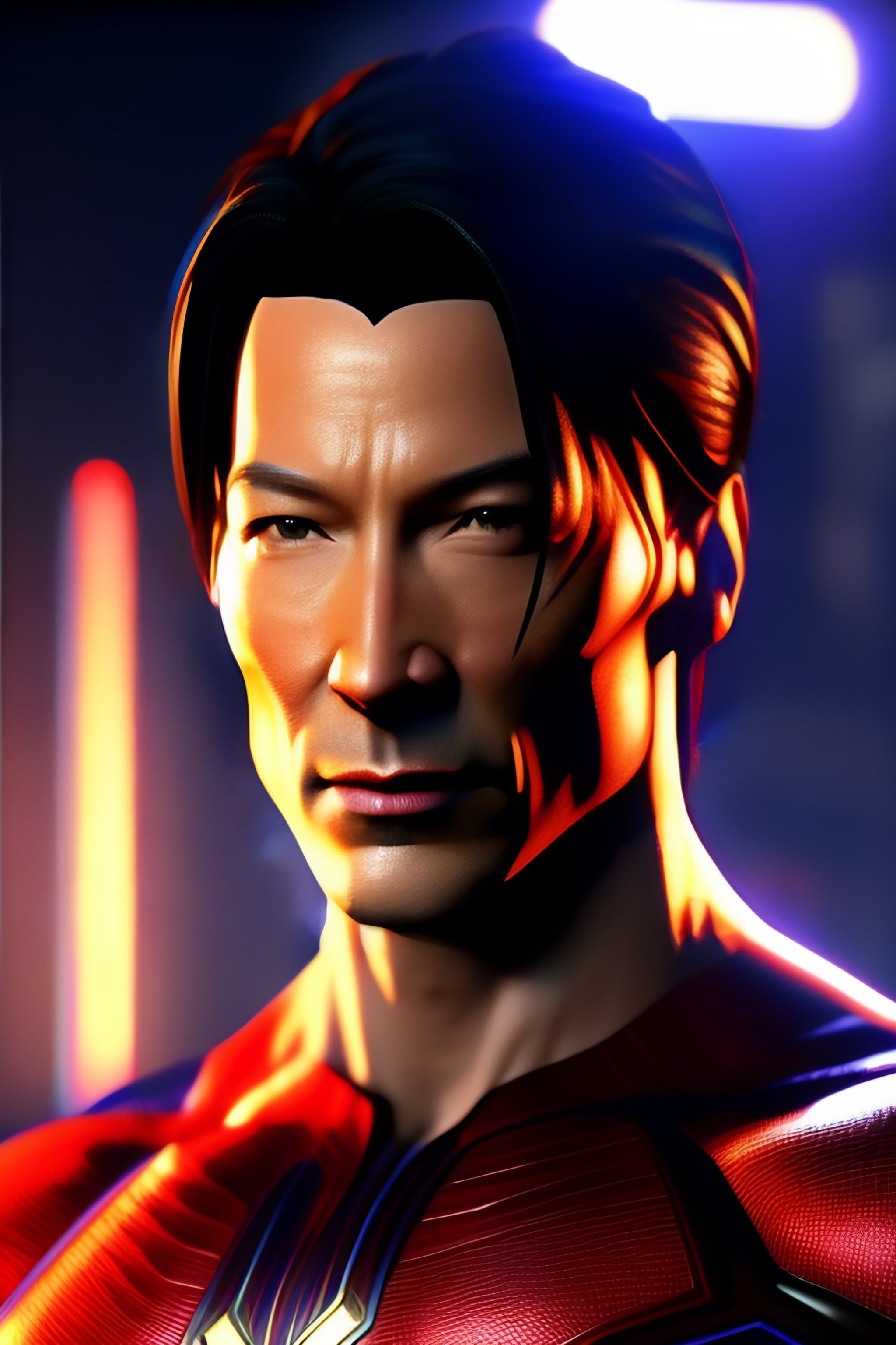 Lexica - Keanu reves as spiderman no mask ultra detailed, unreal engine 8k