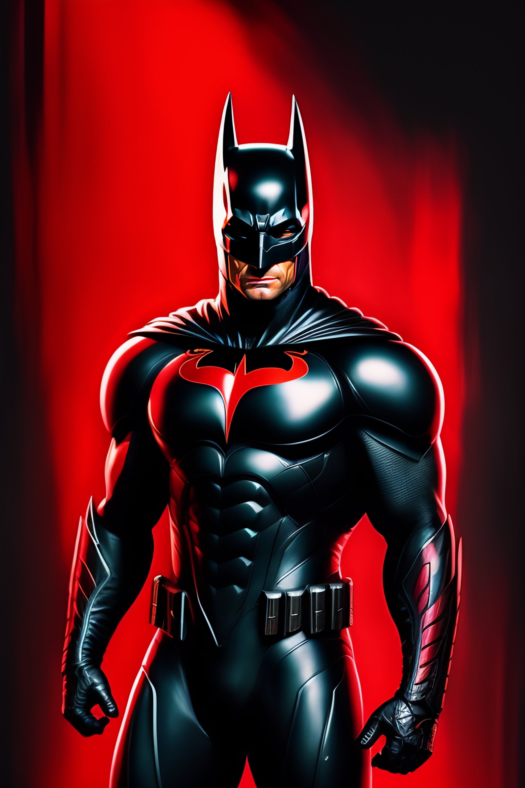 Lexica - Hugh jackman as bruce wayne with batsuit in batman movie, full ...