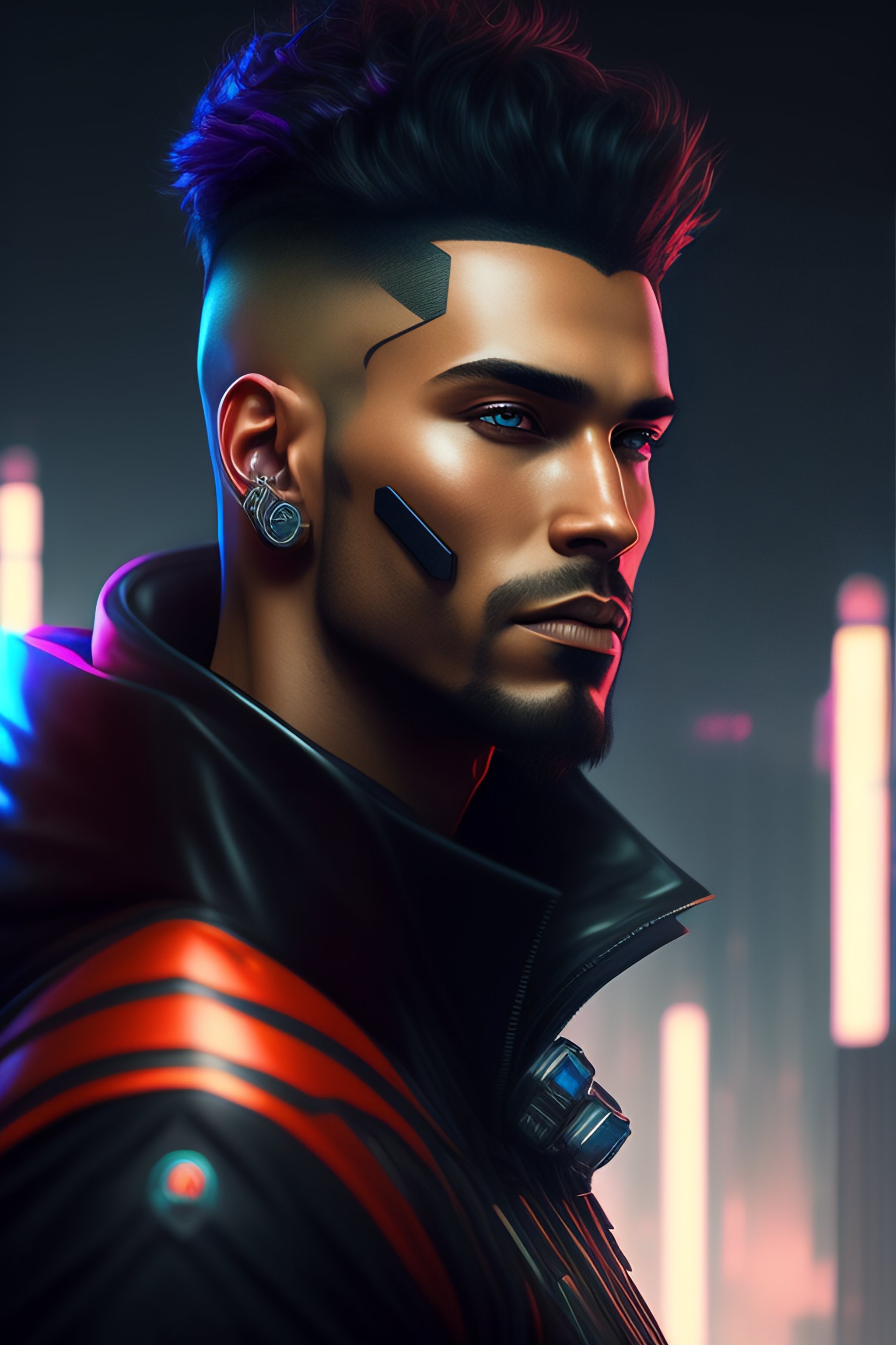 cyberpunk man art