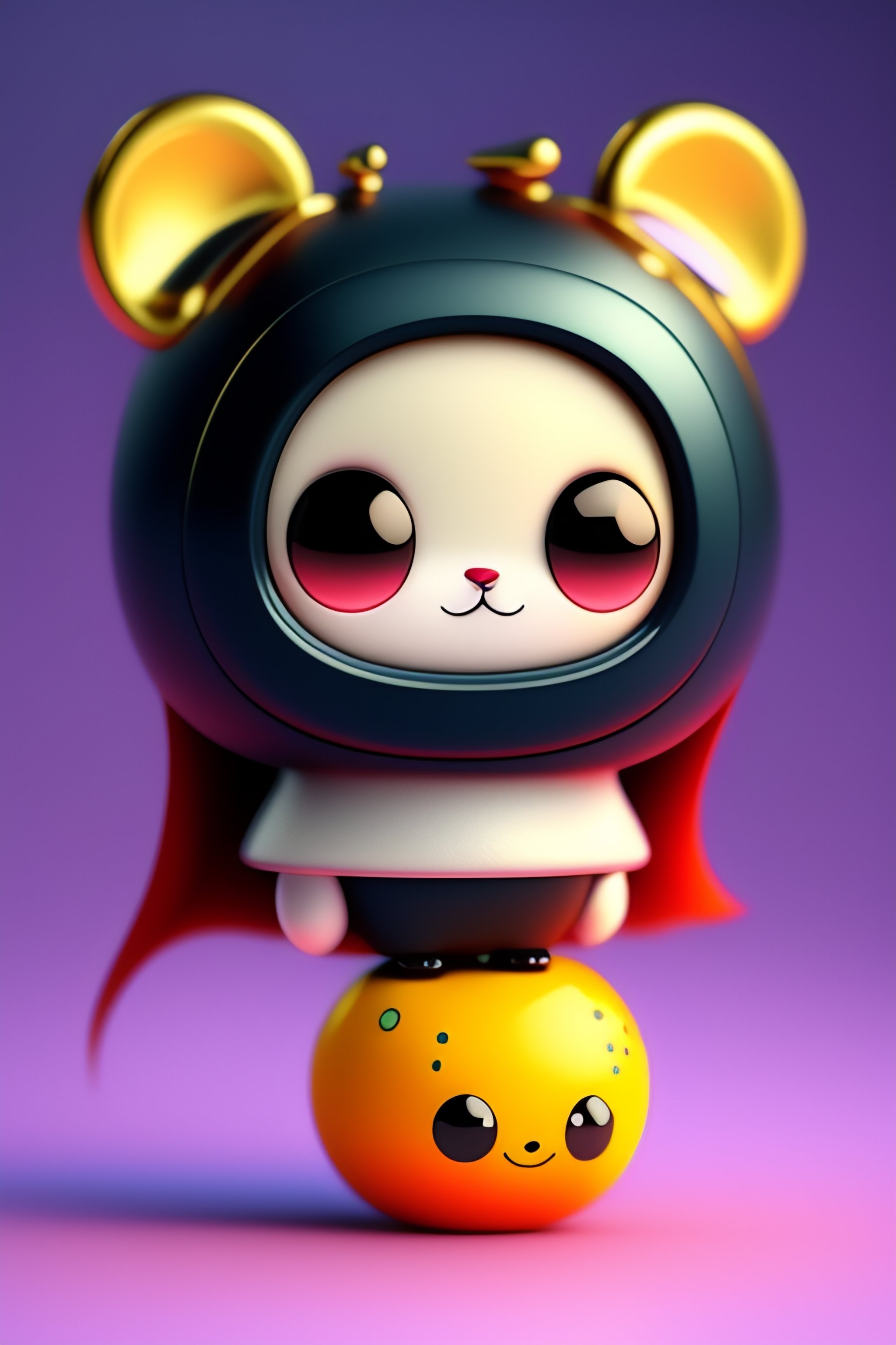 Lexica - Cute and adorable cartoon, surrealism, super cute,3D, kawaii, girl