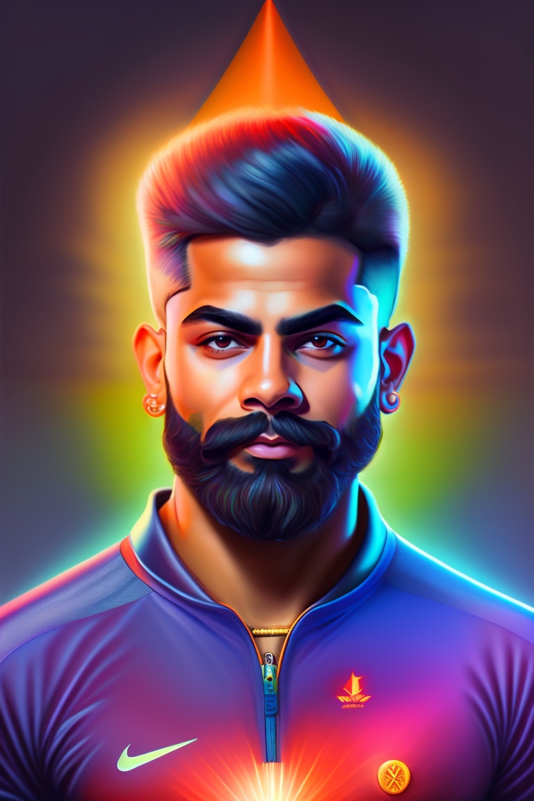 Lexica Full body portrait of Virat Kohli phenomenon by mandy jurgens