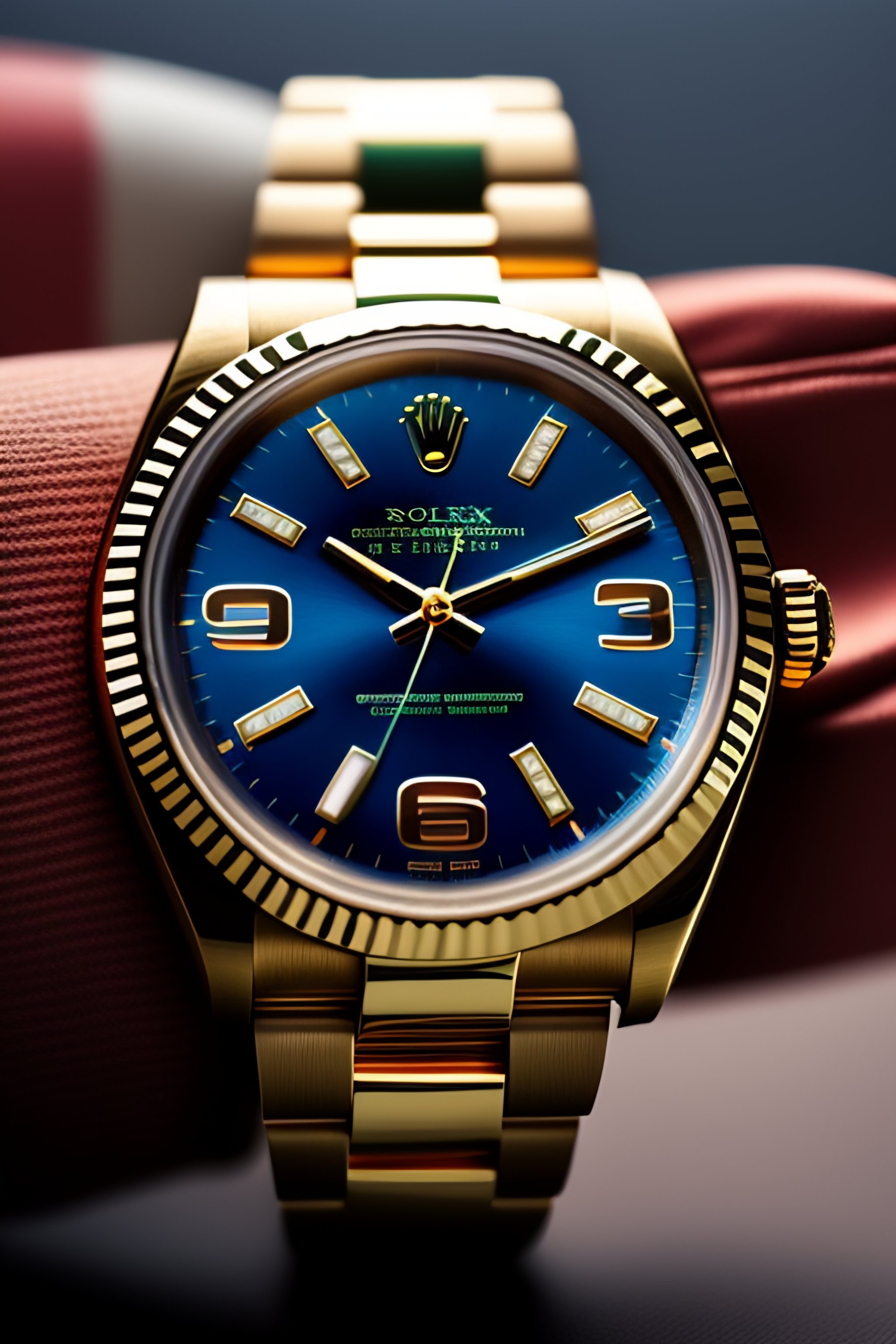 Lexica Rolex with a melted clock face