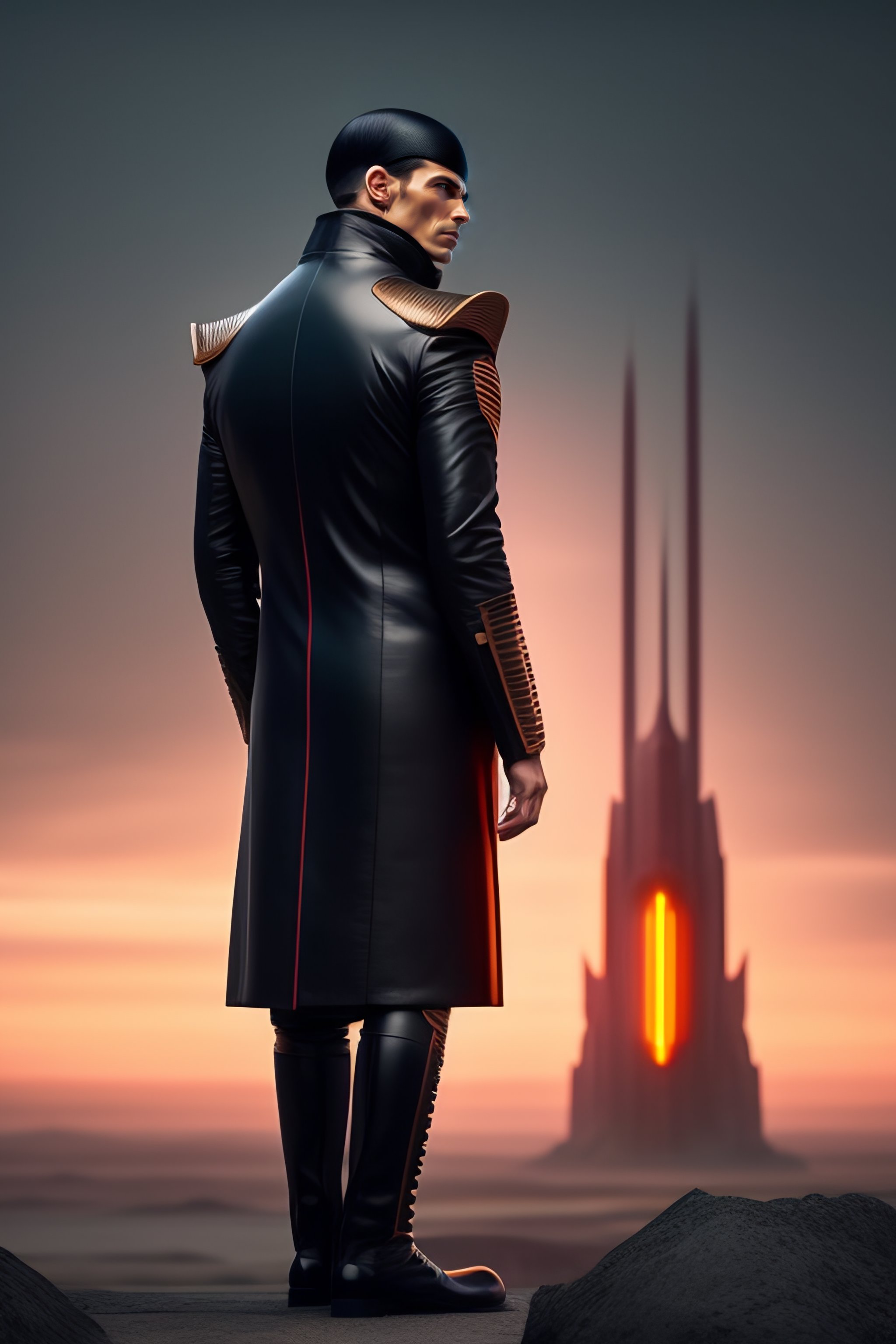 Lexica - Mr. Spock from Star Trek, in simon stalenhag style 1920s ...