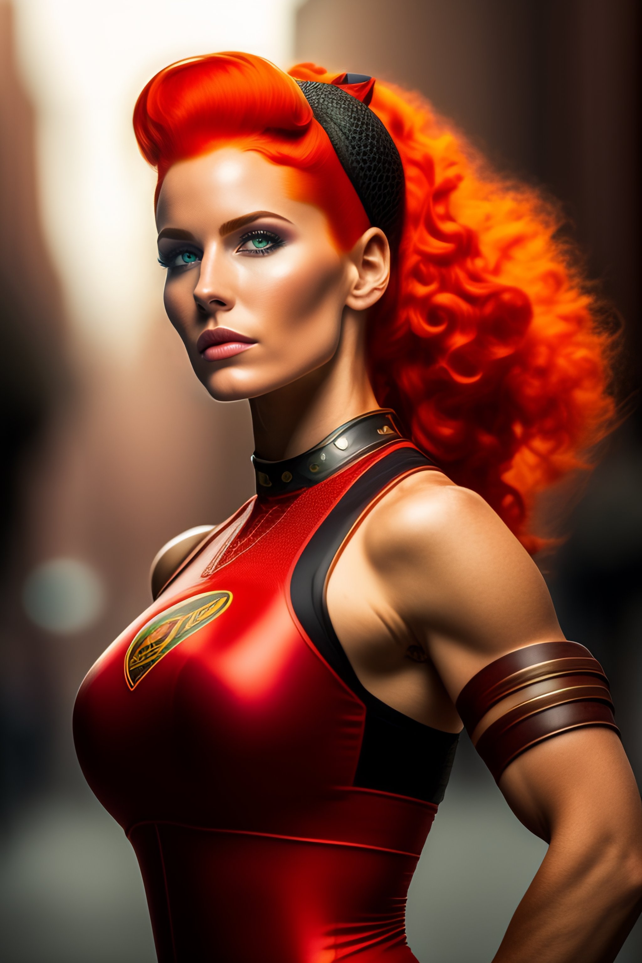 lexica-hyper-real-athletic-red-head-in-steampunk-city