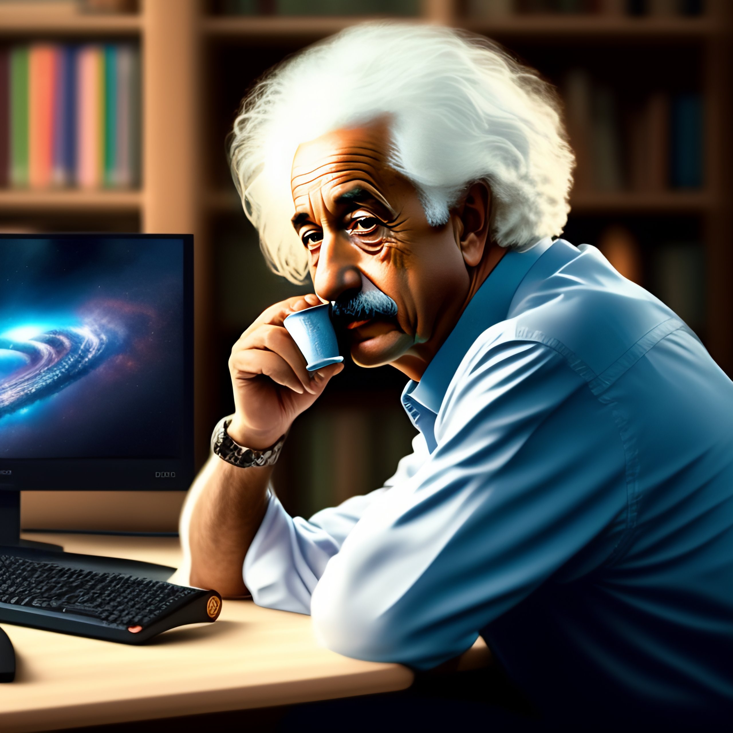 Einstein Computer Sitter