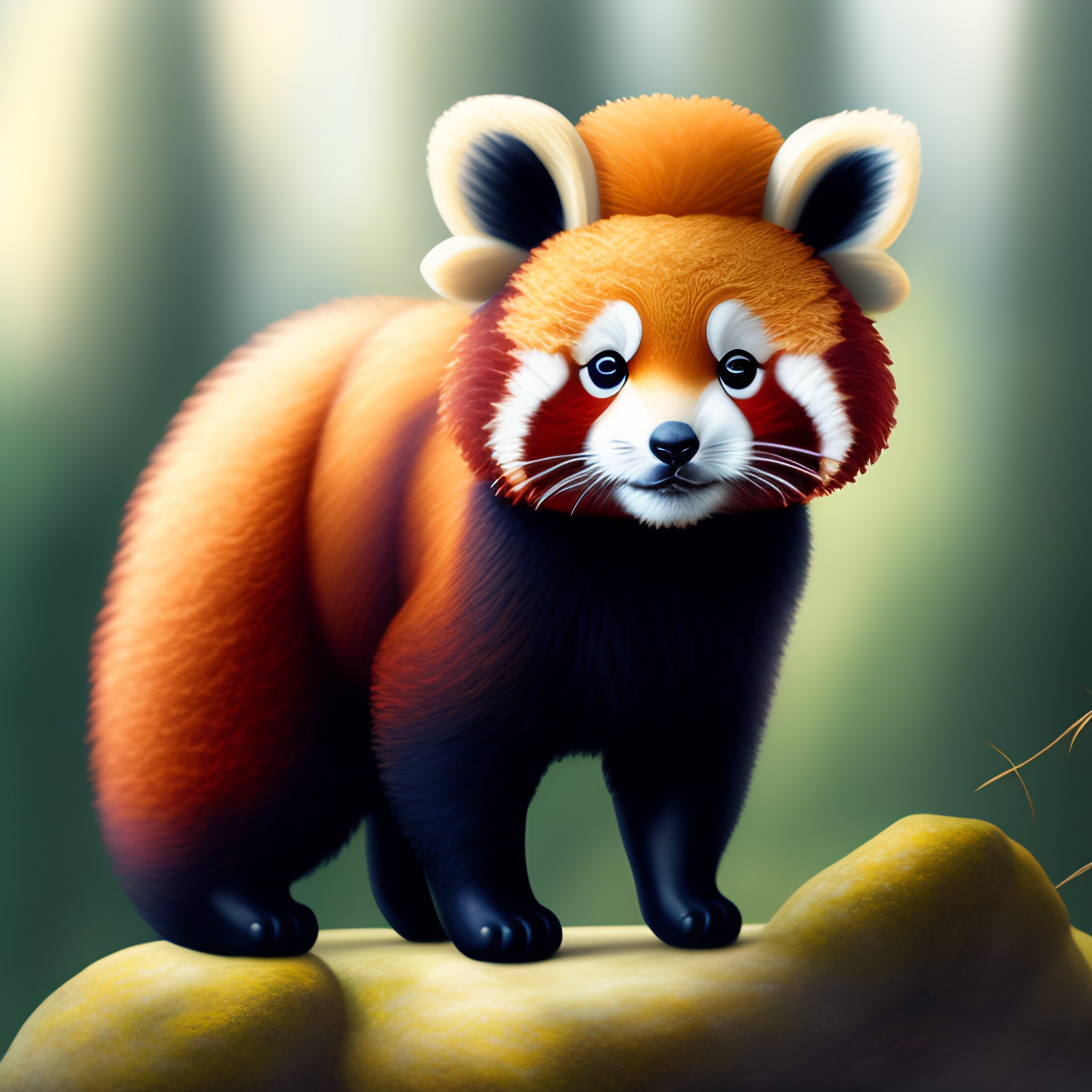 red panda chibi