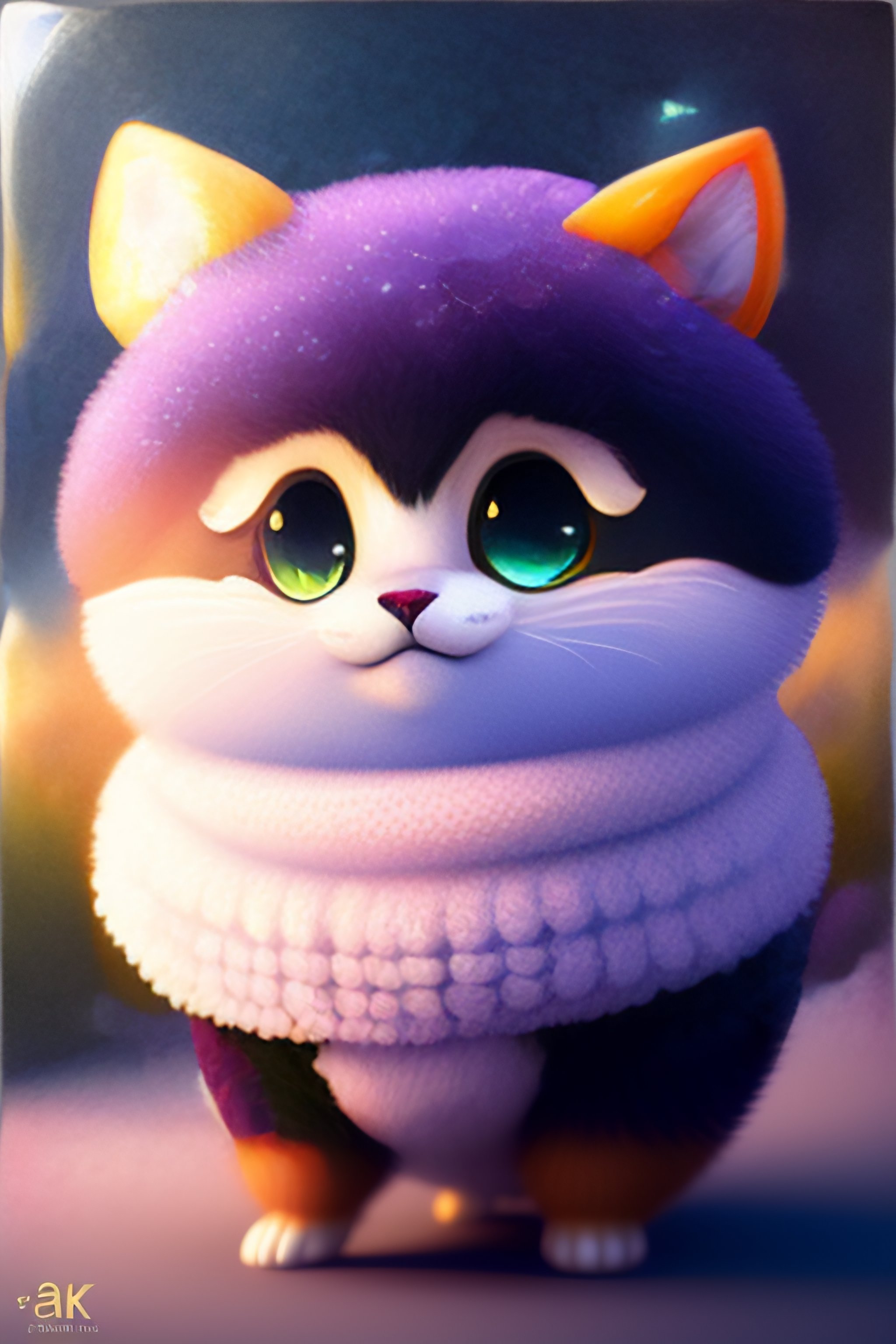 Lexica - Cute and adorable cartoon, surrealism, super cute,3D, kawaii, girl