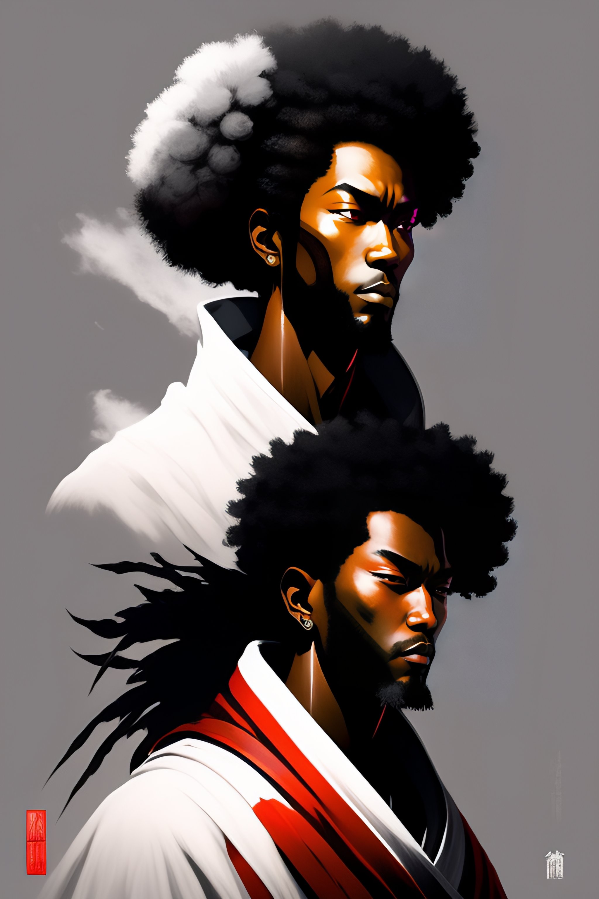 Miller Ink - Fanart - Afro Samurai