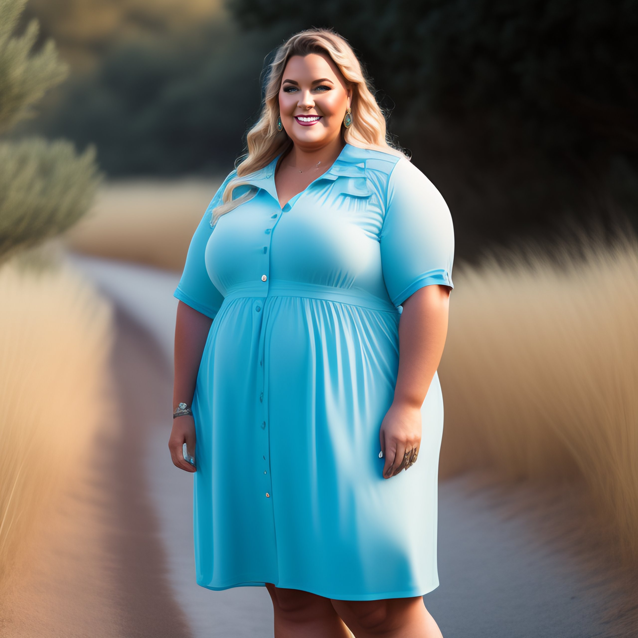 Lexica - Plus-size older female wearing seasalt dress