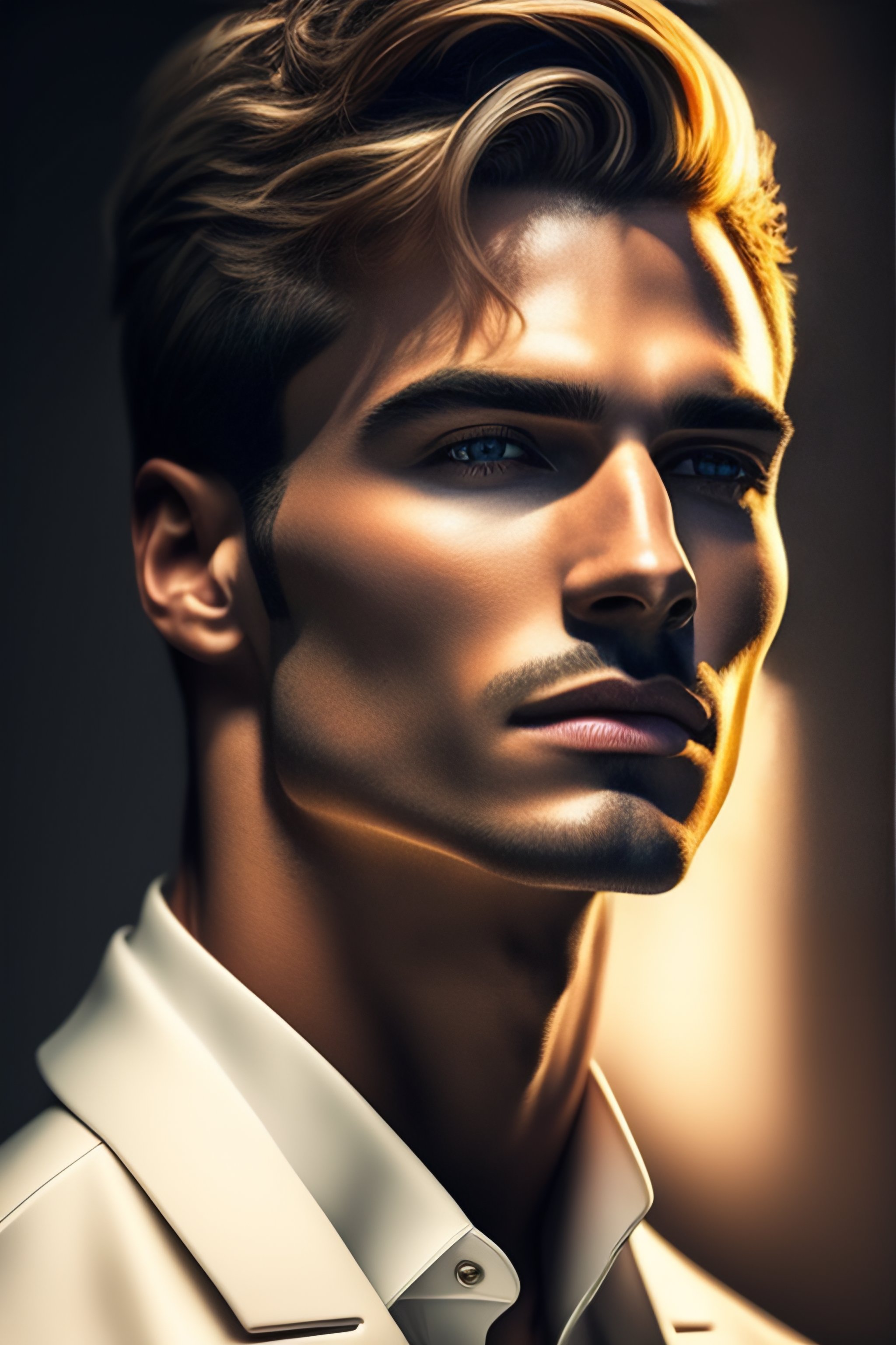 Lexica - Noir avec contour beau homme