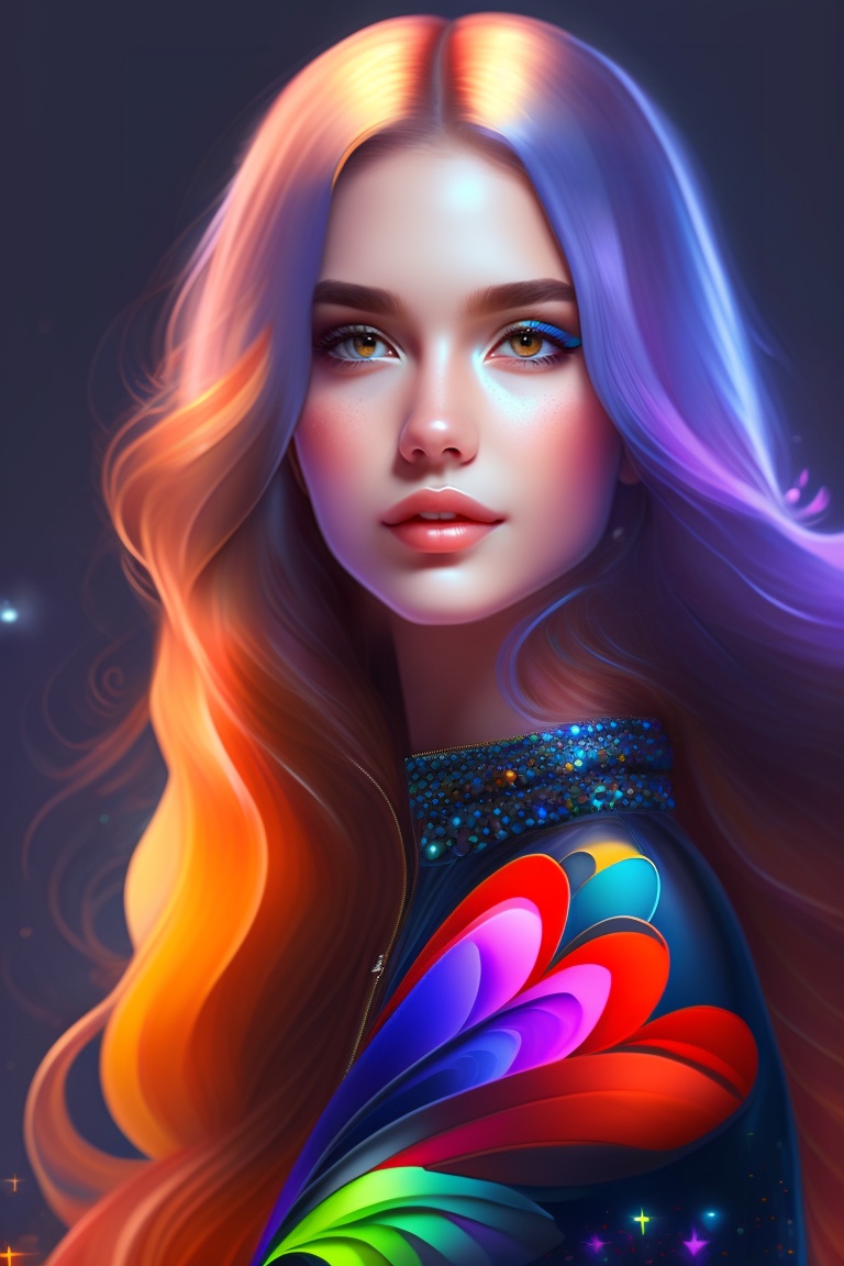 Lexica - Beutiful girl, colorful dress, 4k resolution, artstation ...