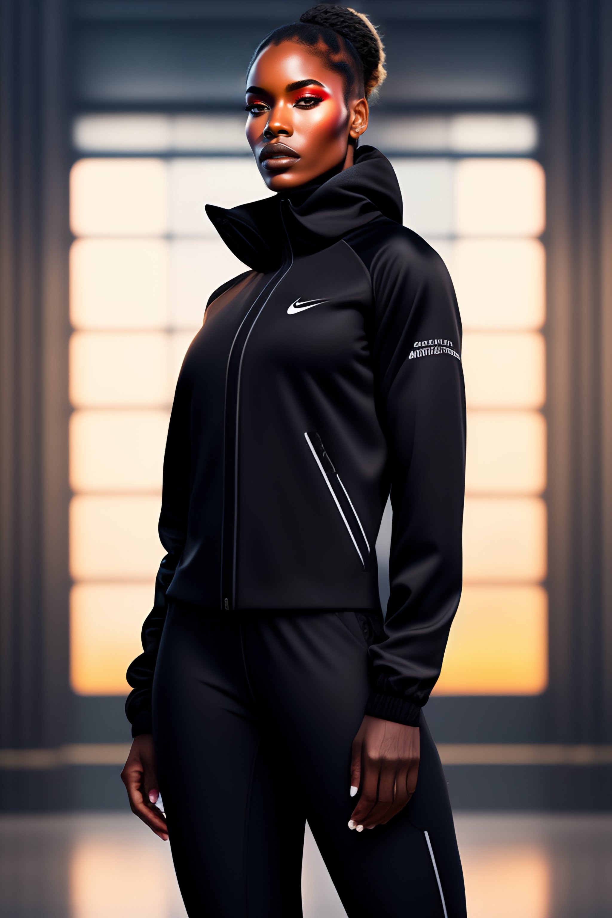 Women wearing clearance nike