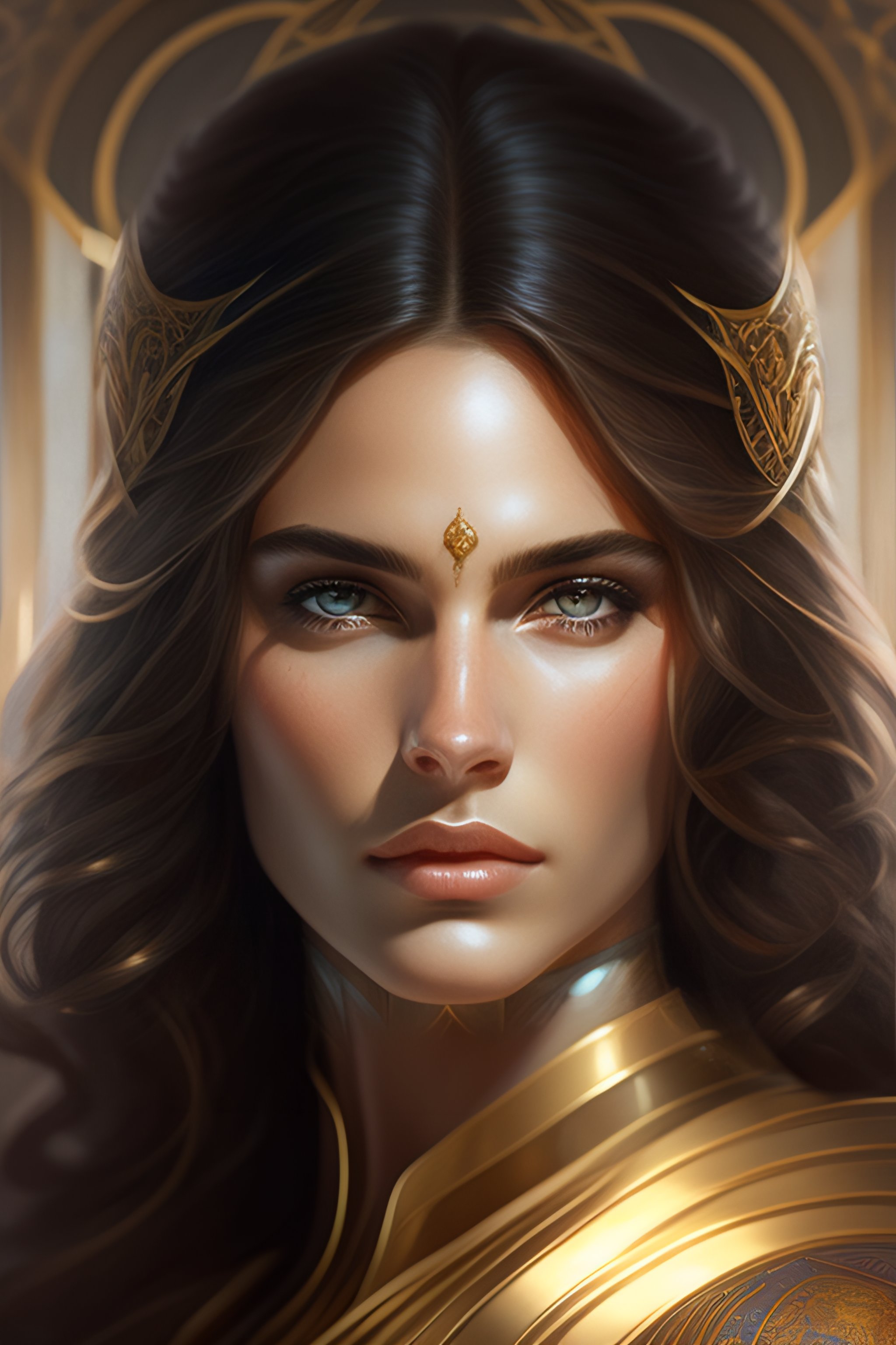 Lexica - Rhaenyra, portrait of a woman, beautiful face, symmetrical ...