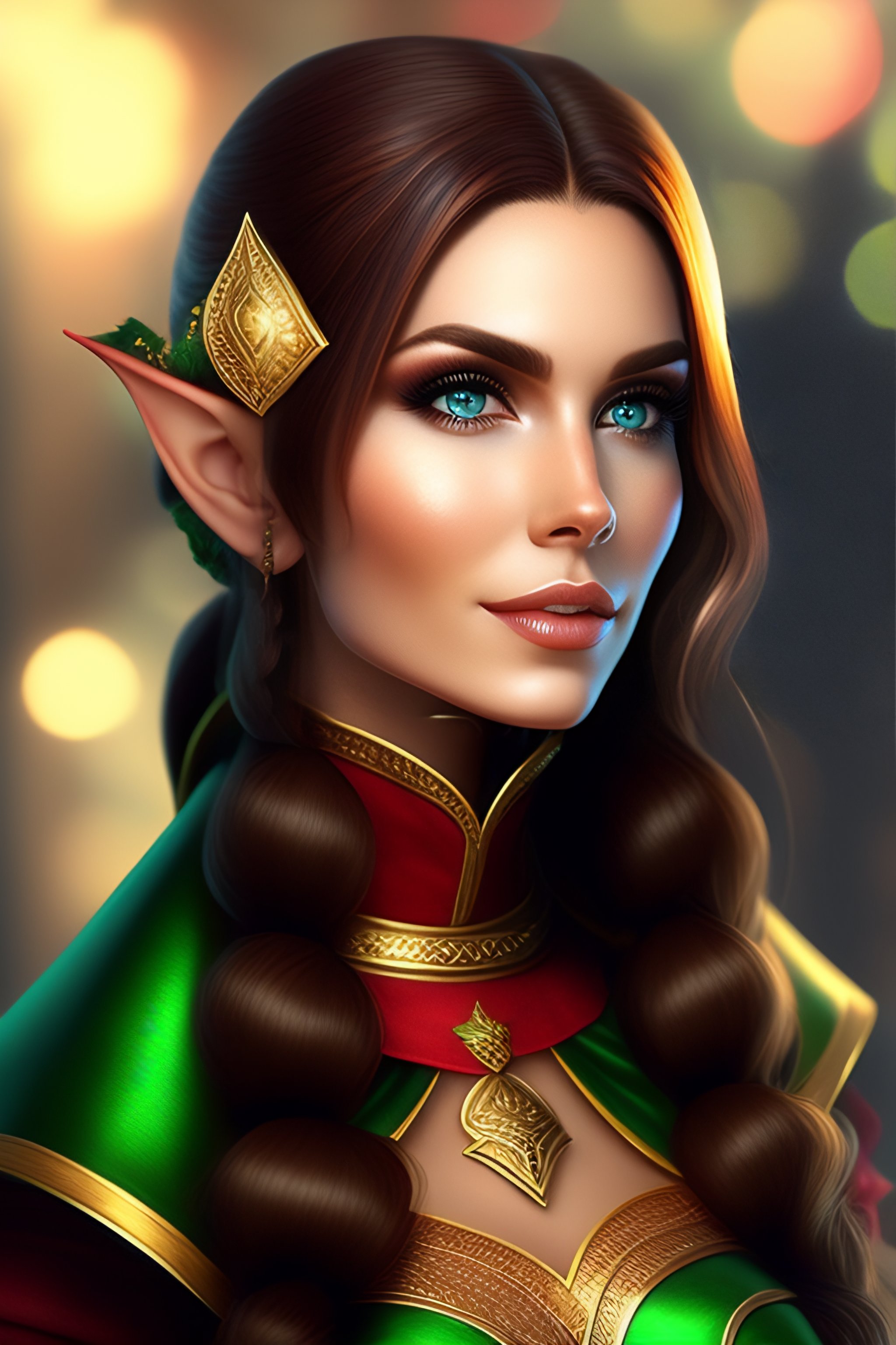 Lexica - Cute elf girl