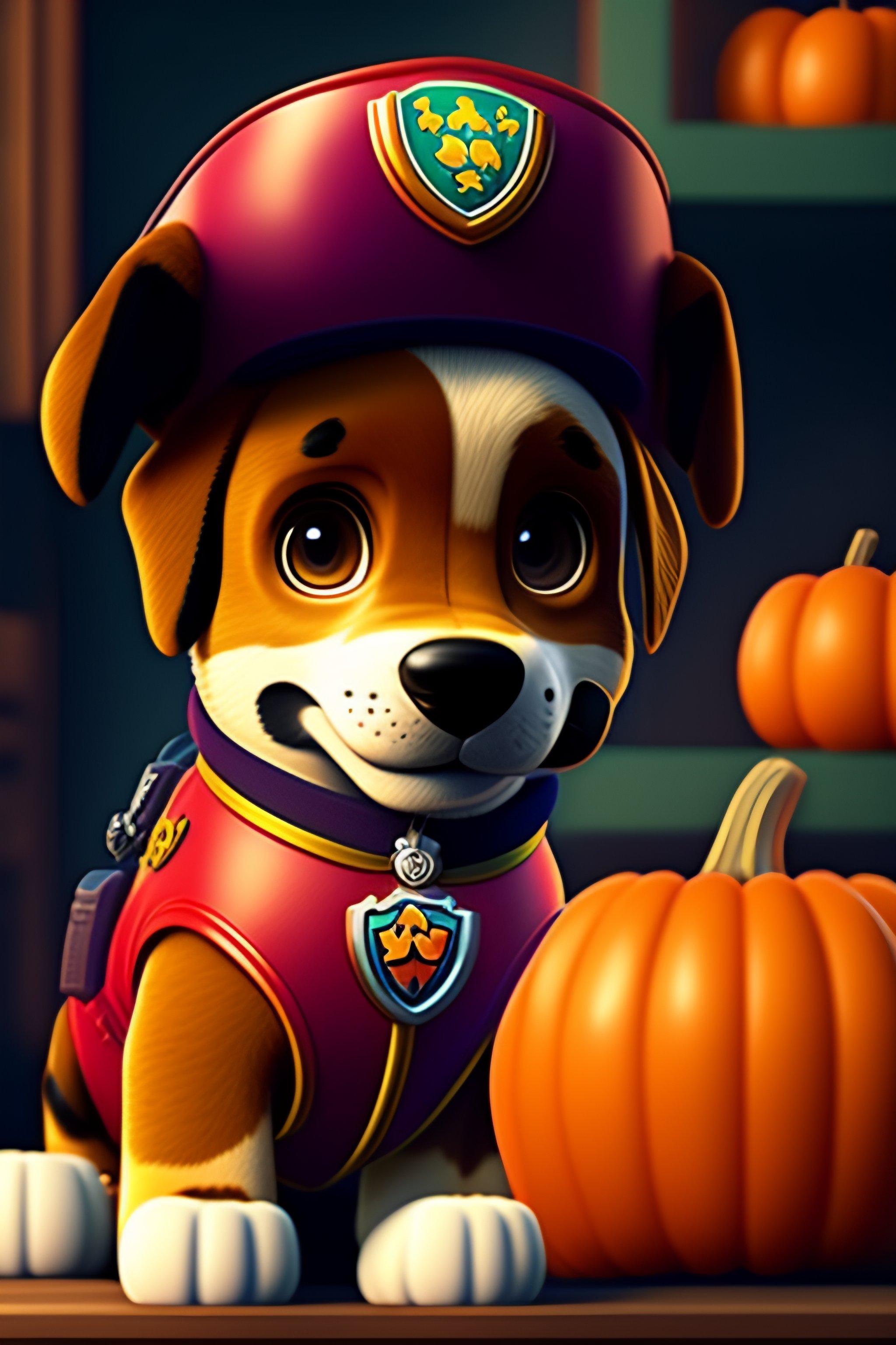 Lexica Paw Patrol en halloween