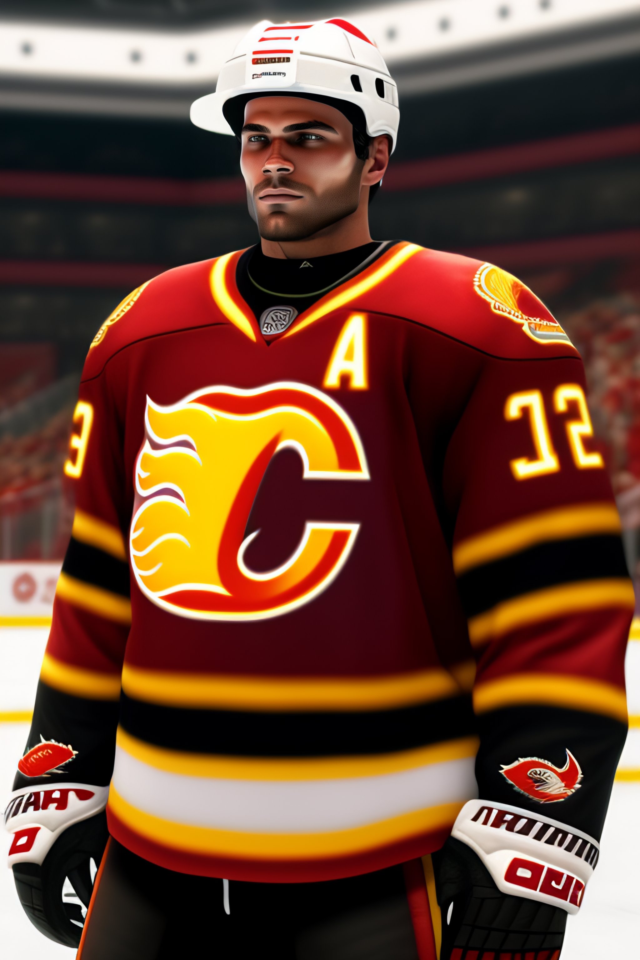 Calgary Flames Home Alternate Uniform Concept.