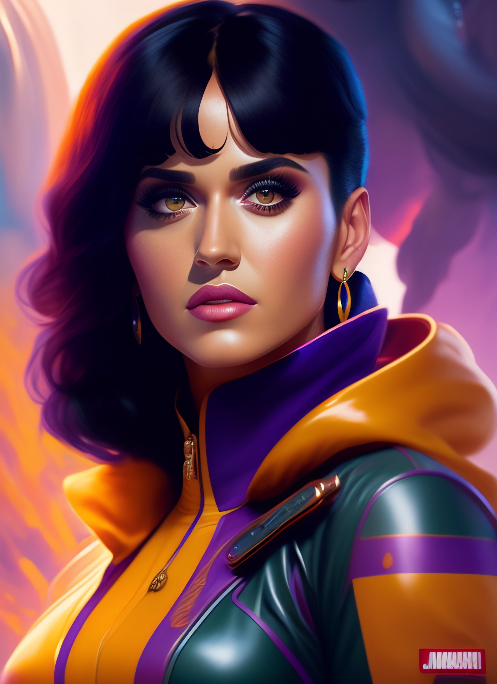 Lexica - Portrait of Katy Perry as Dora the Explorer, highly detailed ...