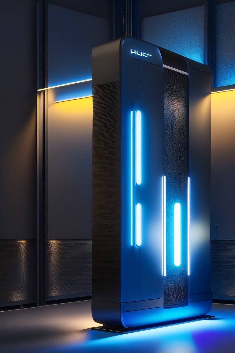 Lexica - Lighting Effects: Sleek light beams, bright blue lights ...