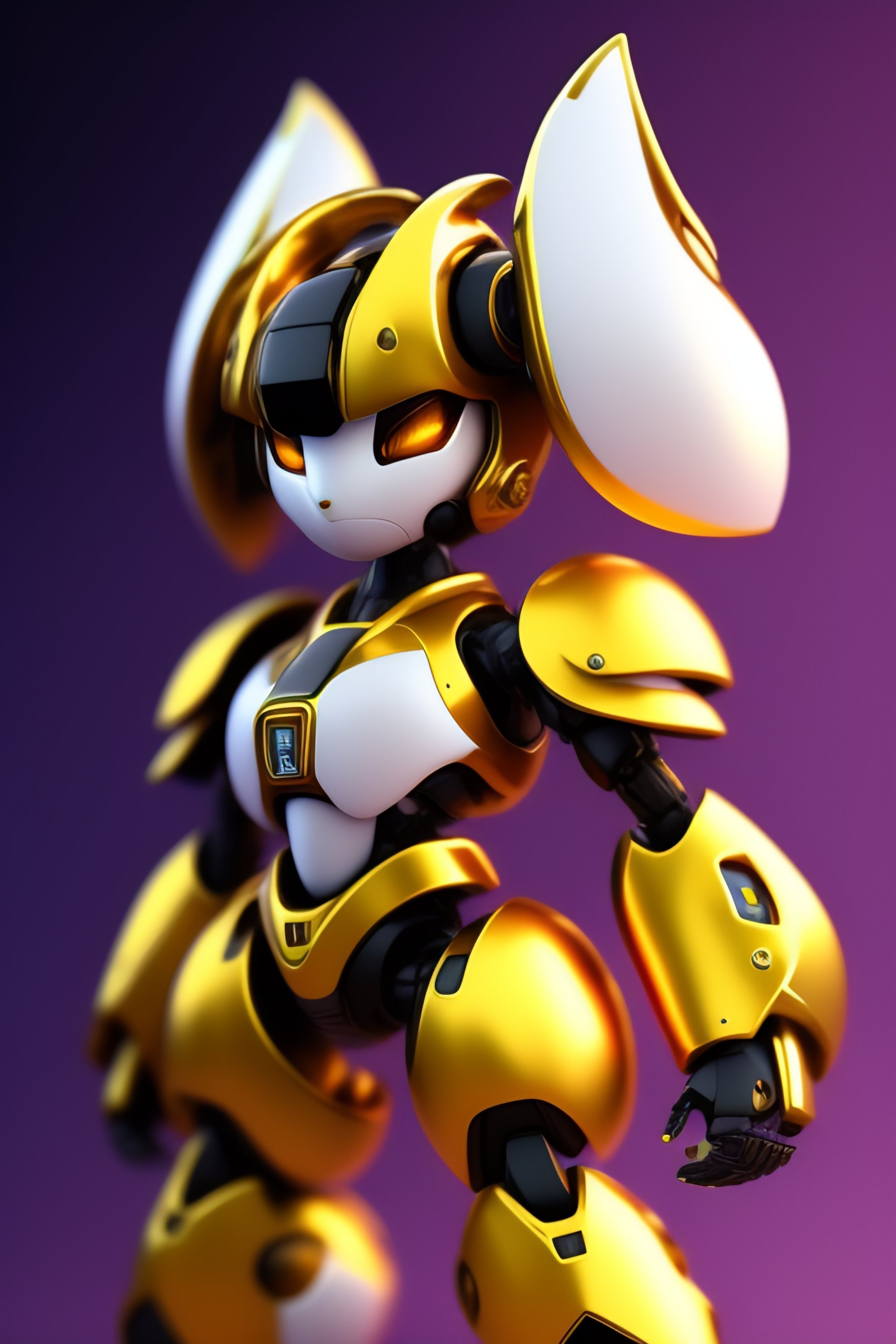 Lexica - 3d render medabot