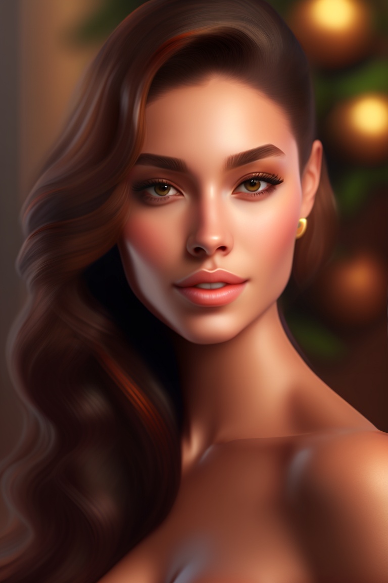 Lexica - A cute latin model,realistic , 4k