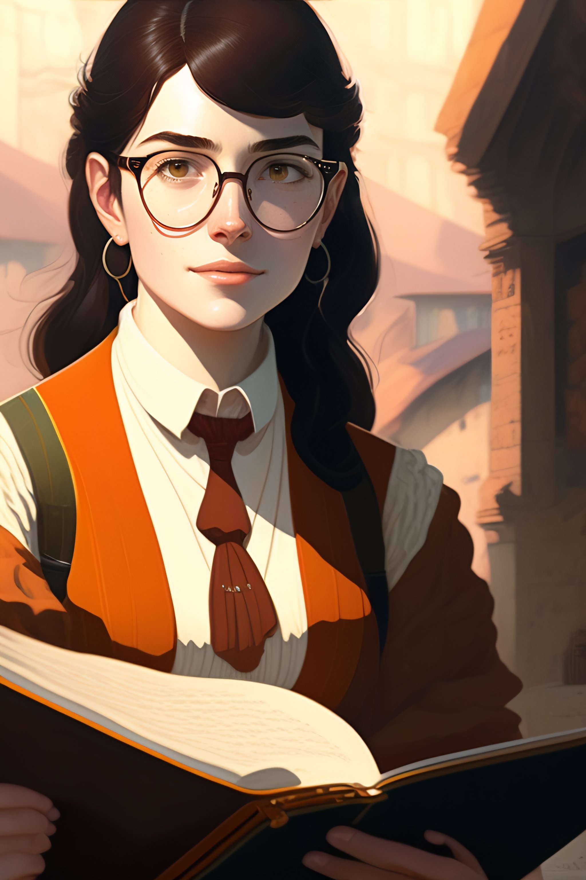 Lexica - (((((freckles))))) freckled cheeks wearing spectacles ...