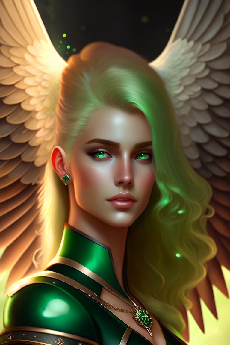 Emerald Green - The Braid Angel