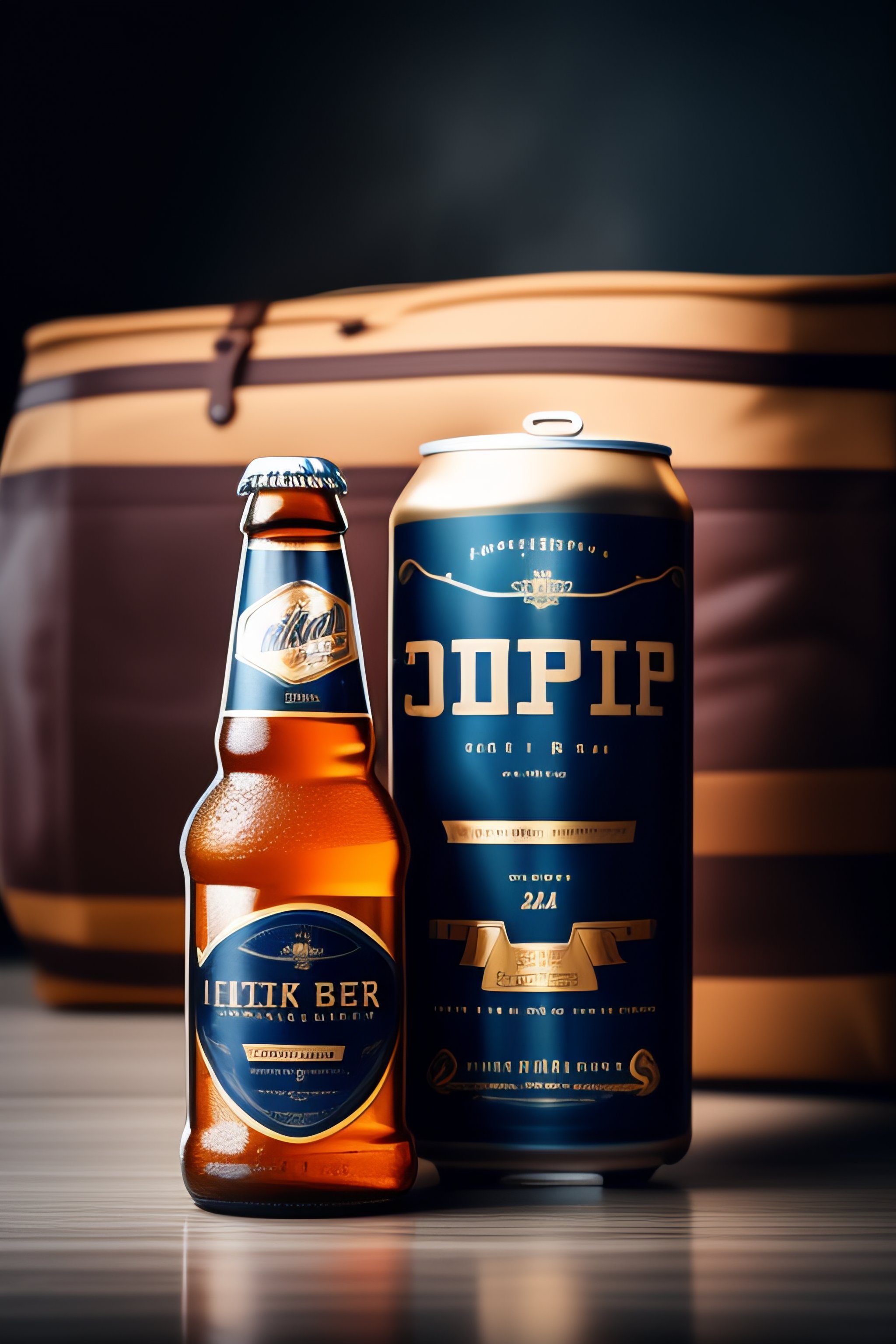 Lexica 12 pack of beer in tailored bag