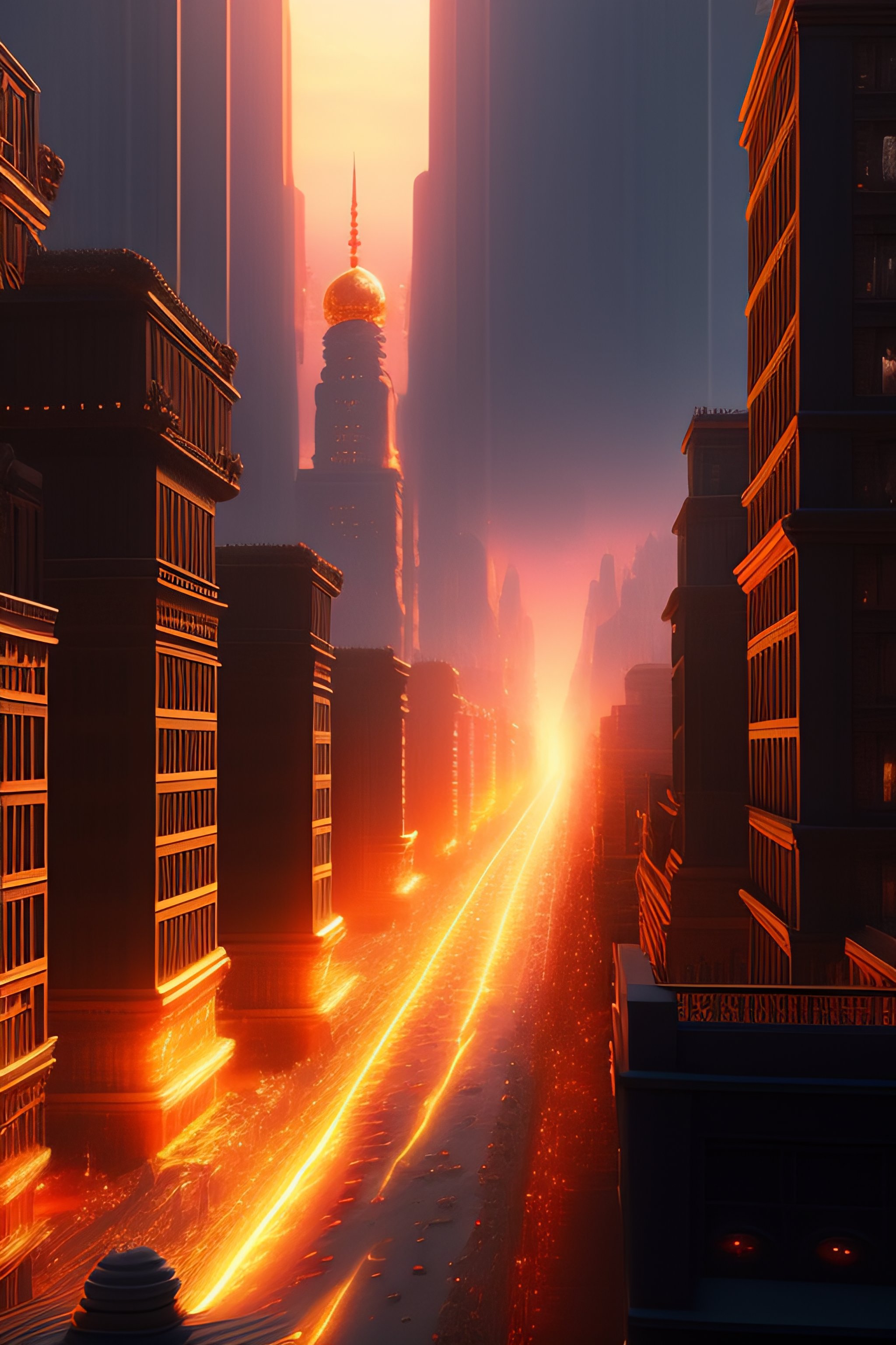 Lexica Singular nuclear blast in the center of a city, extreme realism, huge explosion